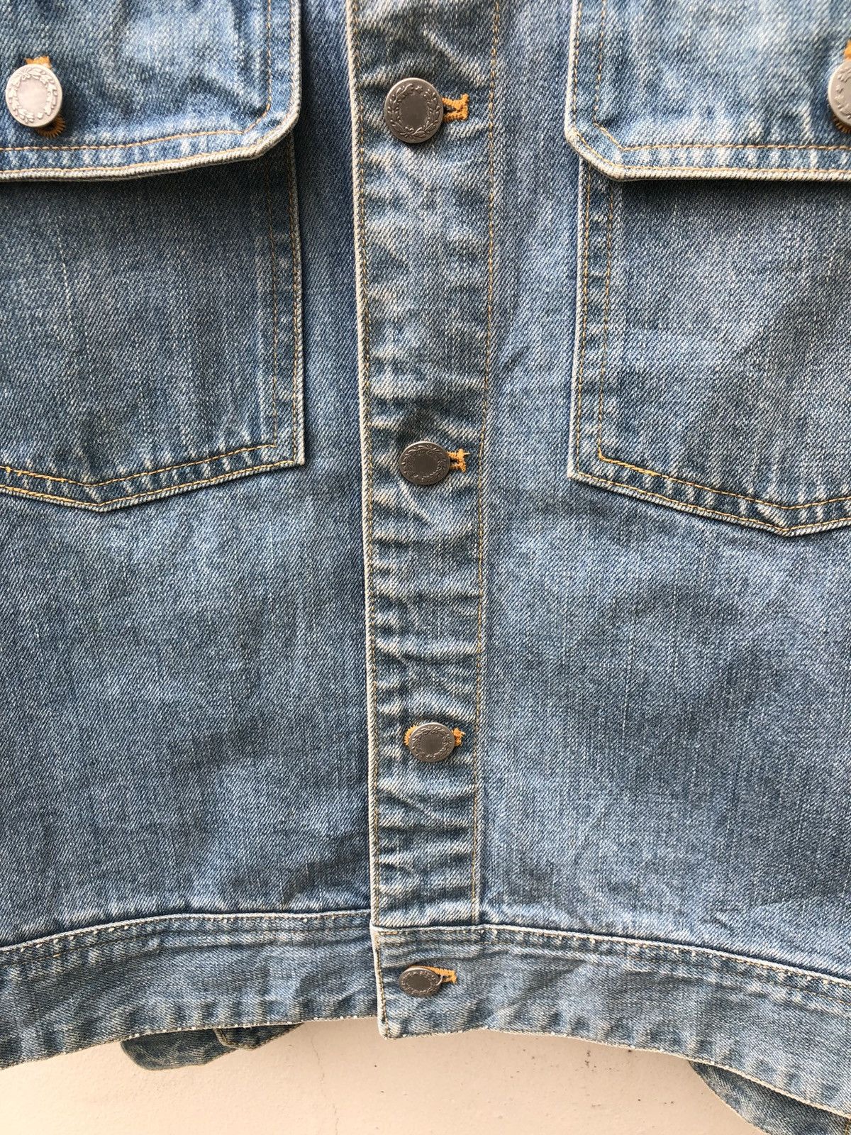 LIFUL MINIMAL GARMENTS Two Pockets Casual Fit Denim Jacket Size US M / EU 48-50 / 2 - 5 Thumbnail