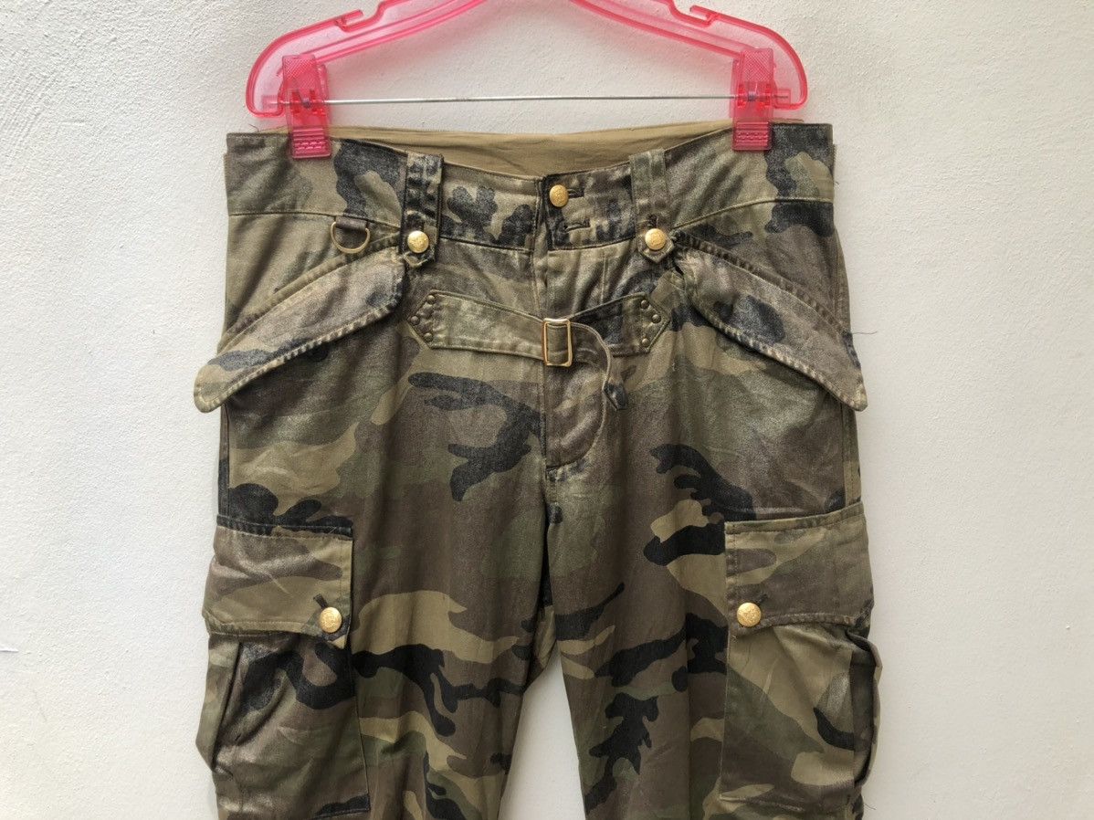 DRESSTERIOR Dress Camp Japan Shiny Camo Parachute Flare Cargo Trouser Size US 31 - 7 Thumbnail