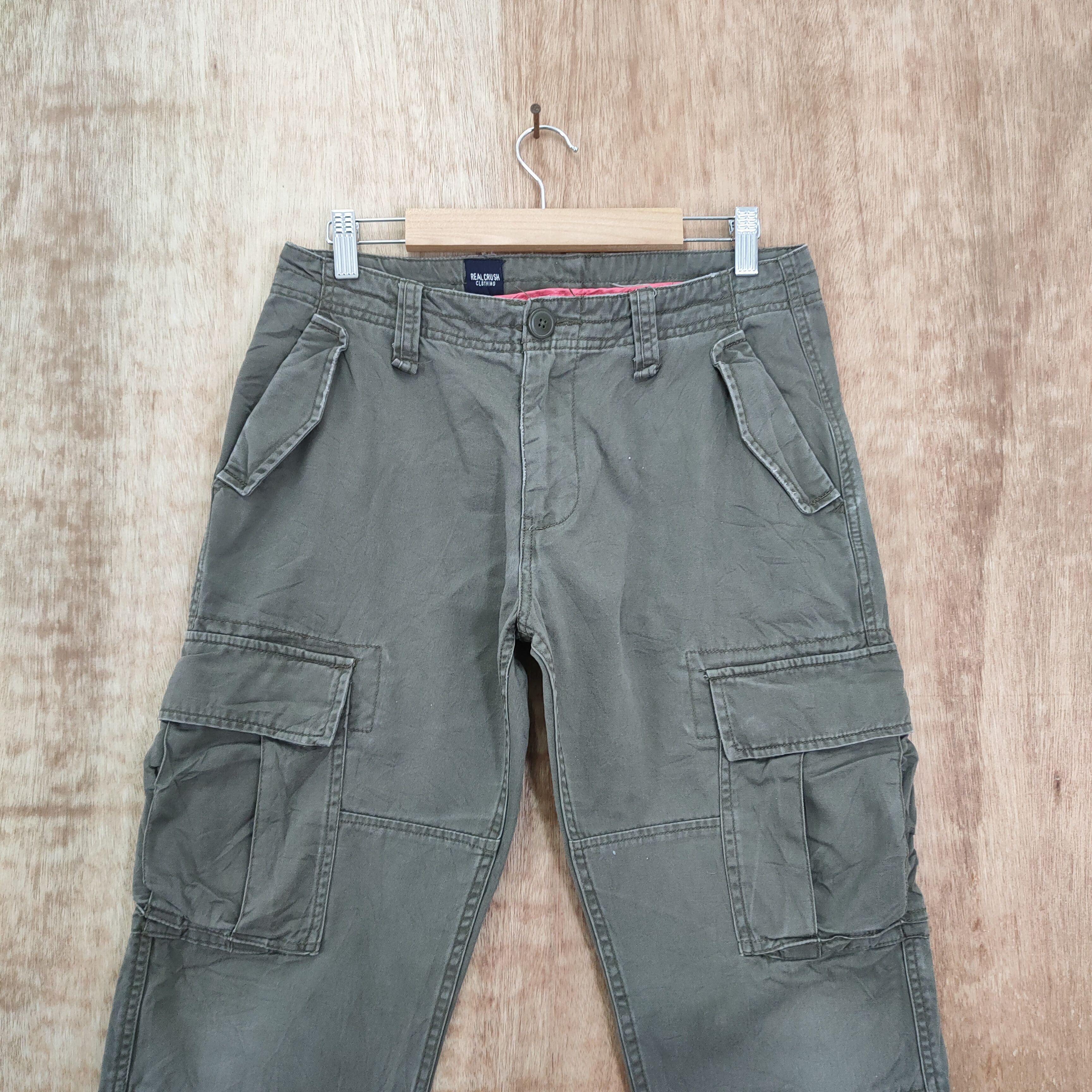 Japanese Brand RCC 986 FADED CARGO PANTS Size US 30 / EU 46 - 2 Thumbnail