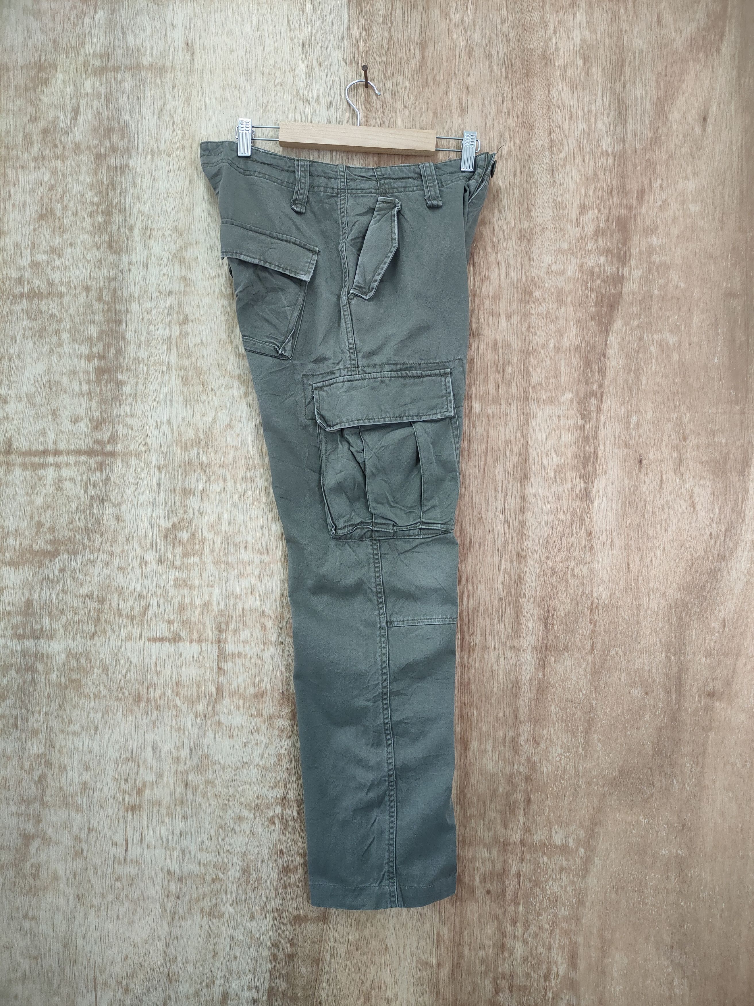 Japanese Brand RCC 986 FADED CARGO PANTS Size US 30 / EU 46 - 6 Thumbnail