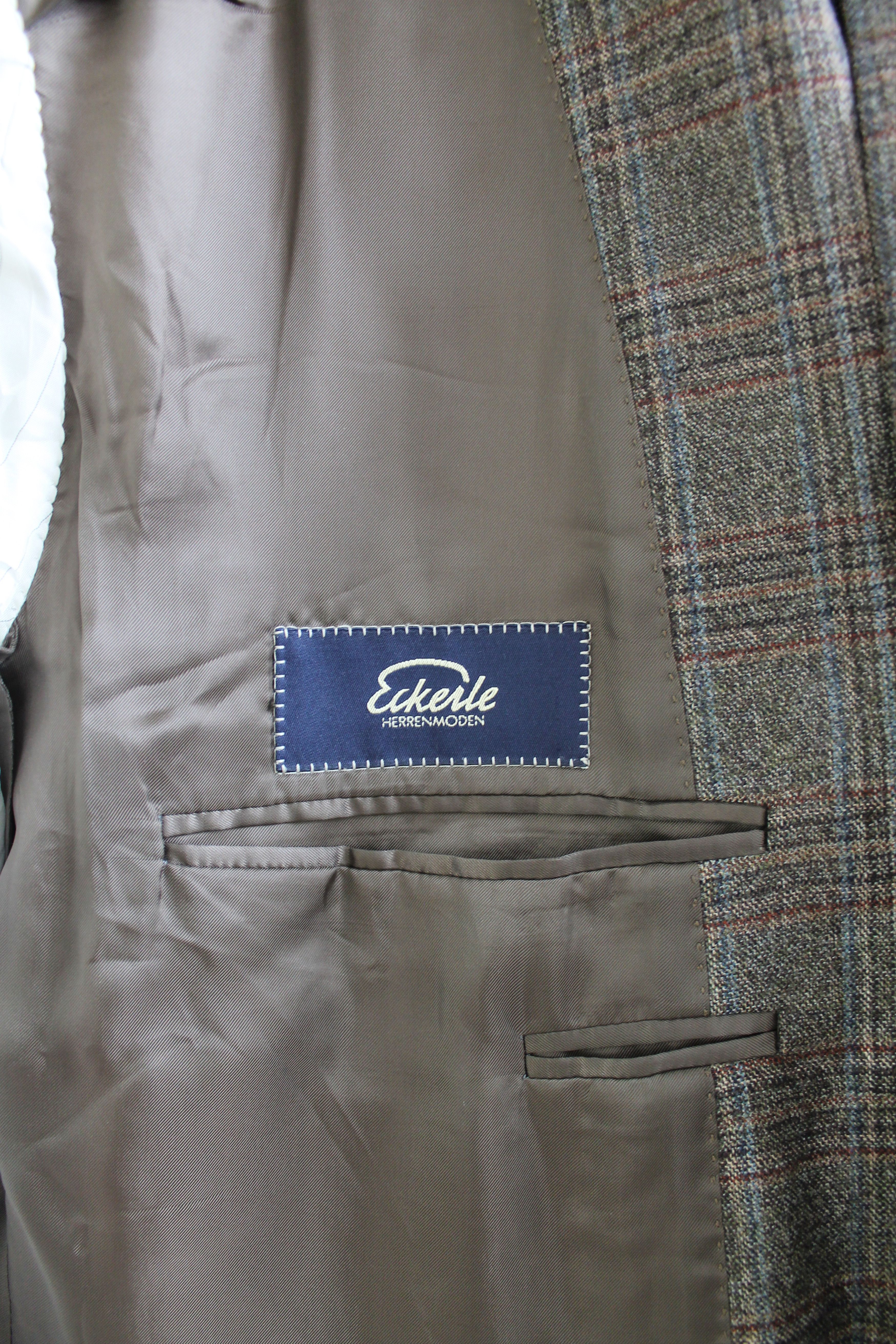 Canali CANALI 100% Wool Plaid Blazer Jacket IT 56 us 46R Size 46R - 8 Thumbnail
