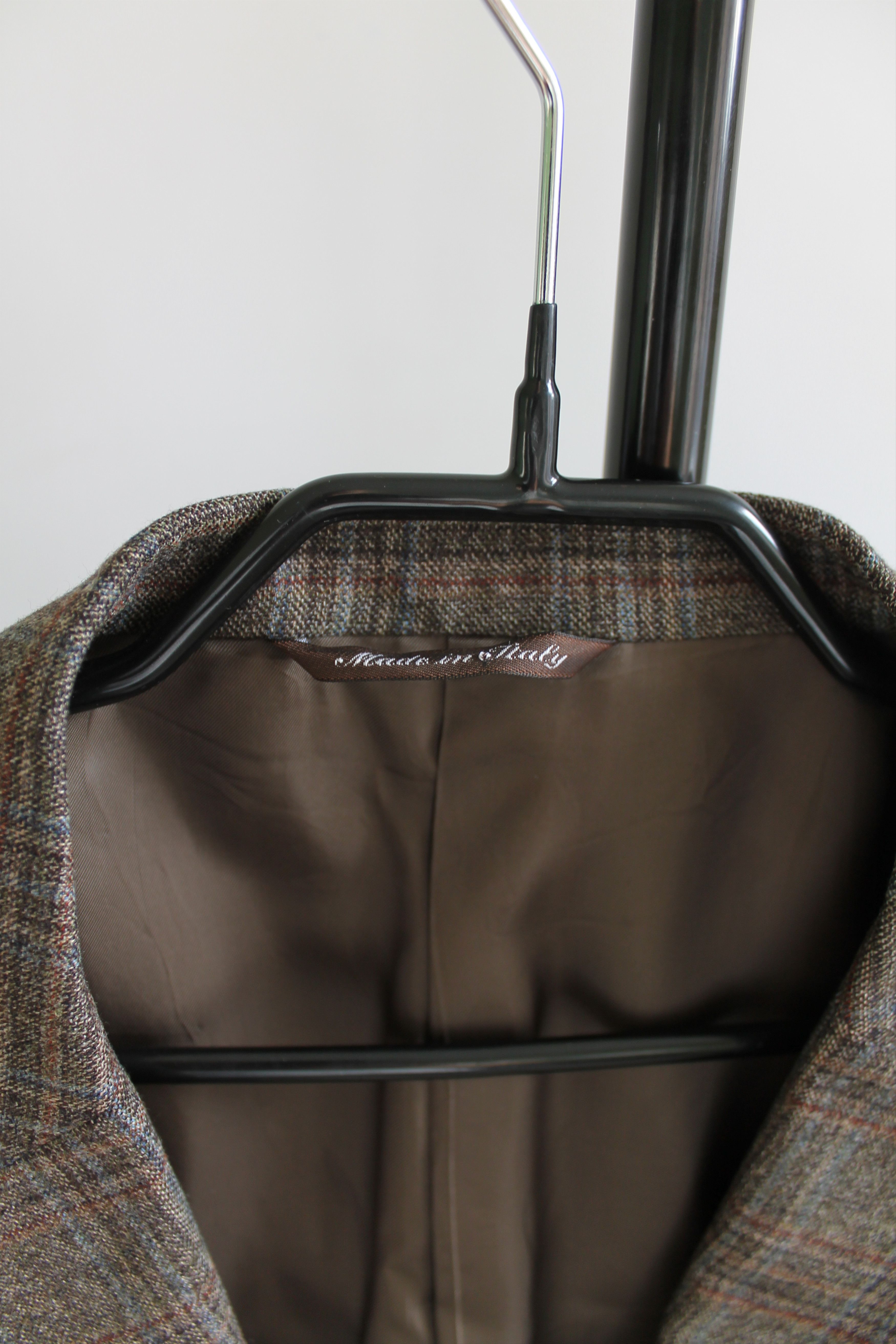 Canali CANALI 100% Wool Plaid Blazer Jacket IT 56 us 46R Size 46R - 5 Thumbnail