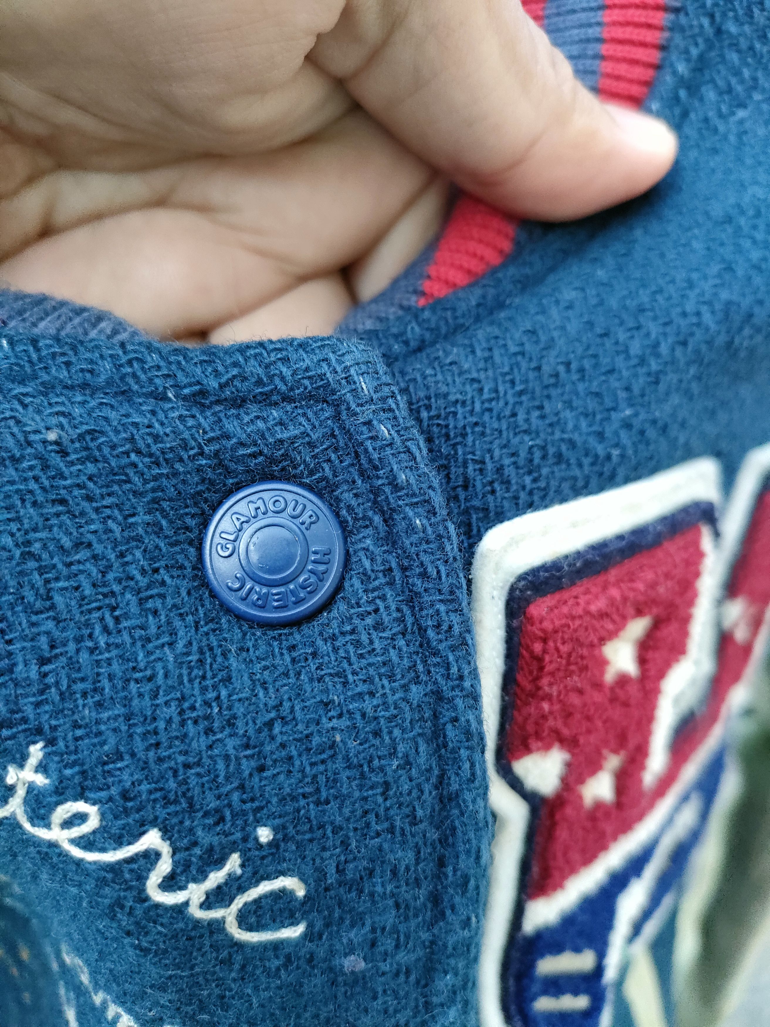 Hysteric Glamour × Japanese Brand × Vintage 🔥🔥Vintage Hysteric Glamour Varsity Jacket Size US S / EU 44-46 / 1 - 10 Thumbnail