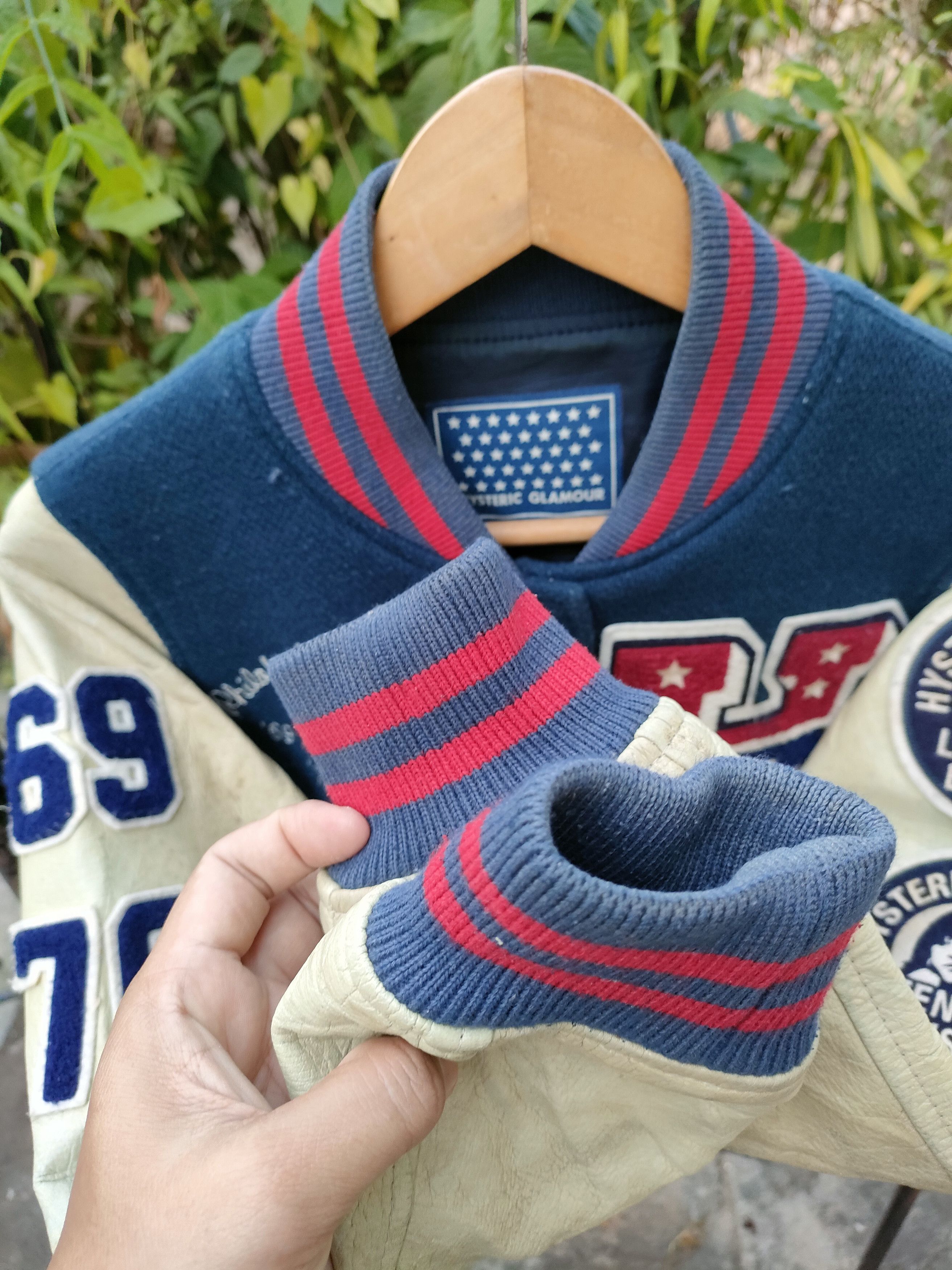 Hysteric Glamour × Japanese Brand × Vintage 🔥🔥Vintage Hysteric Glamour Varsity Jacket Size US S / EU 44-46 / 1 - 5 Thumbnail