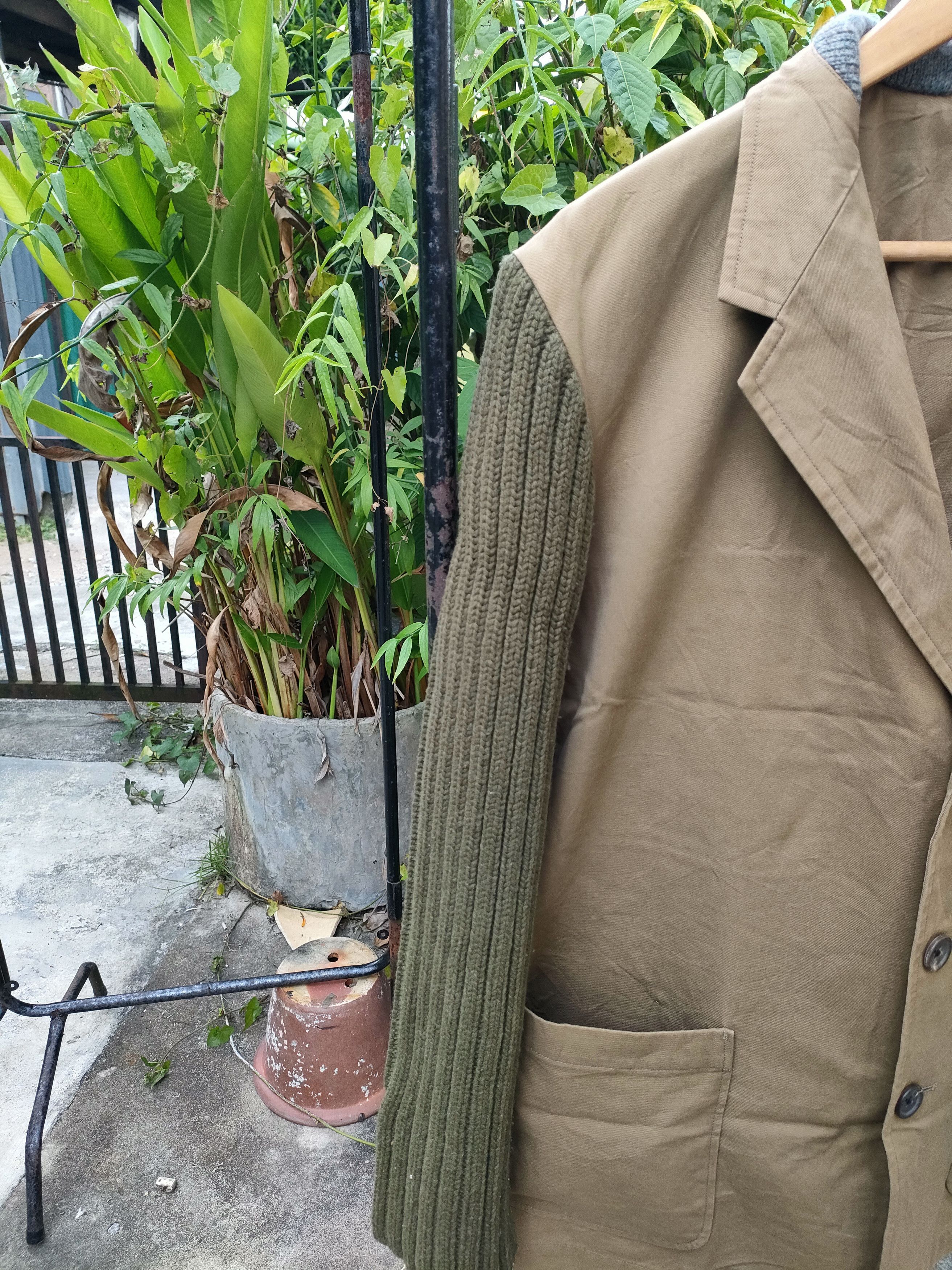 Yohji Yamamoto Yohji Yamamoto Knit Sleeve Jacket Size US L / EU 52-54 / 3 - 11 Thumbnail
