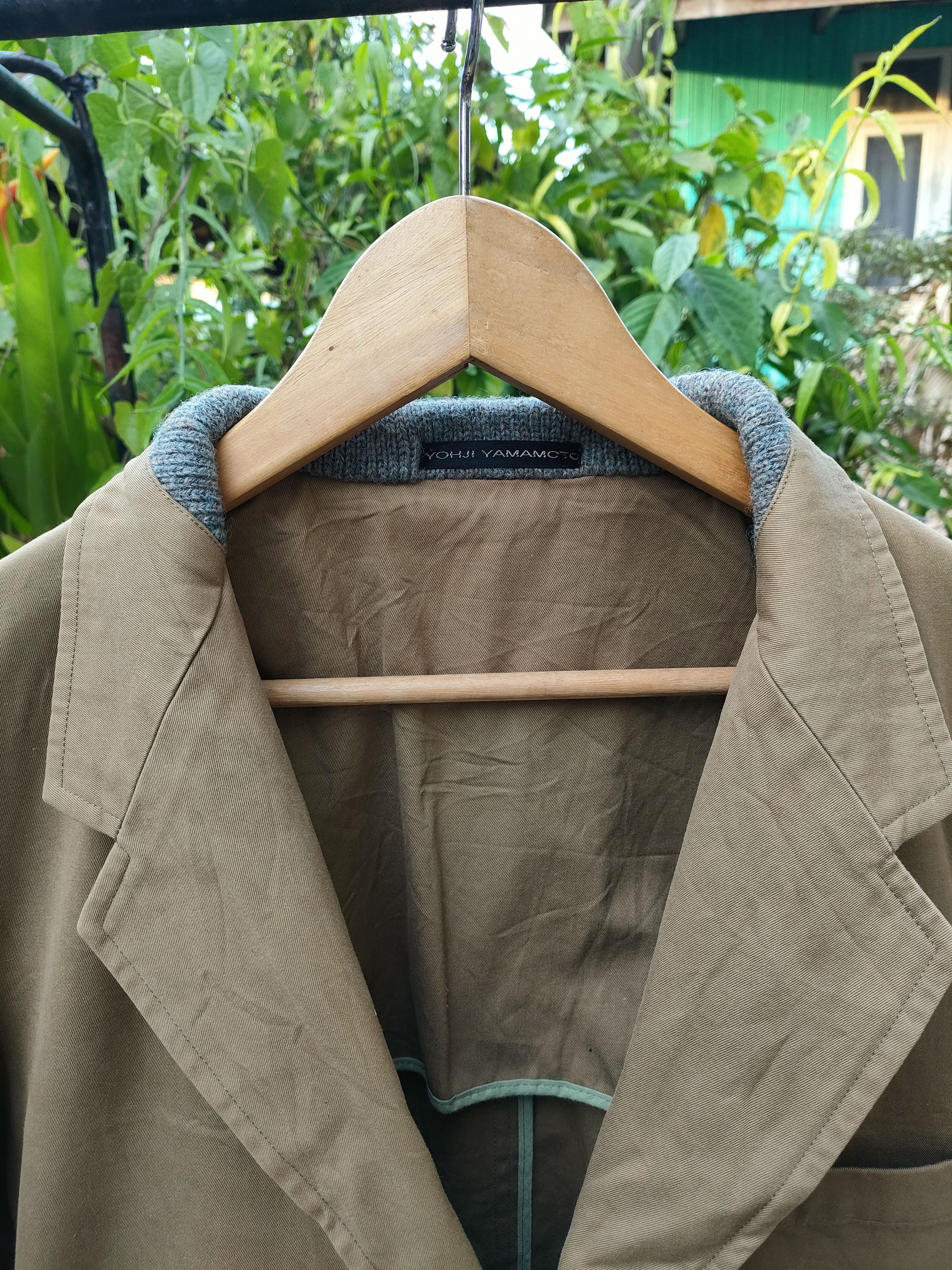 Yohji Yamamoto Yohji Yamamoto Knit Sleeve Jacket Size US L / EU 52-54 / 3 - 12 Thumbnail