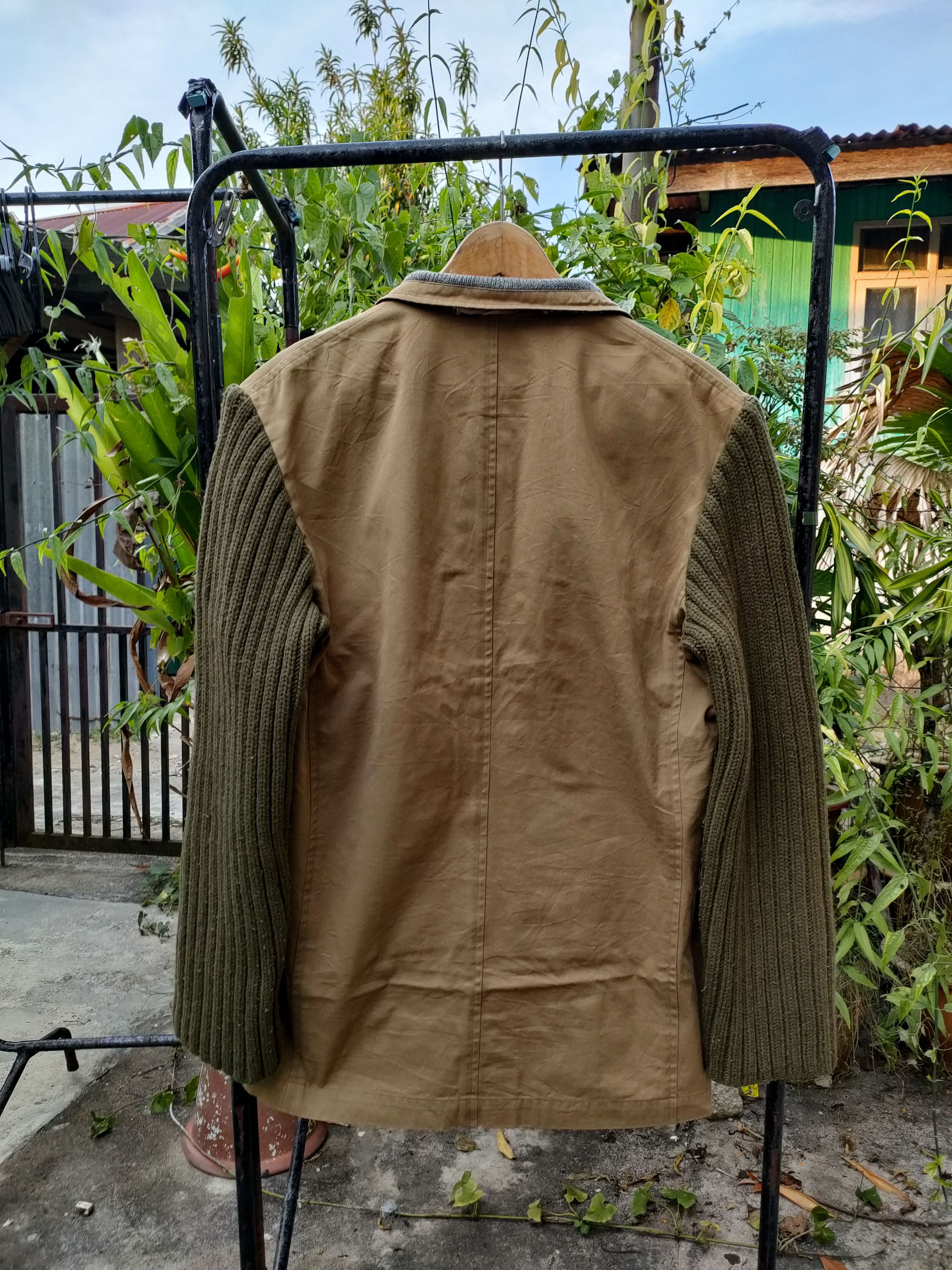 Yohji Yamamoto Yohji Yamamoto Knit Sleeve Jacket Size US L / EU 52-54 / 3 - 2 Thumbnail