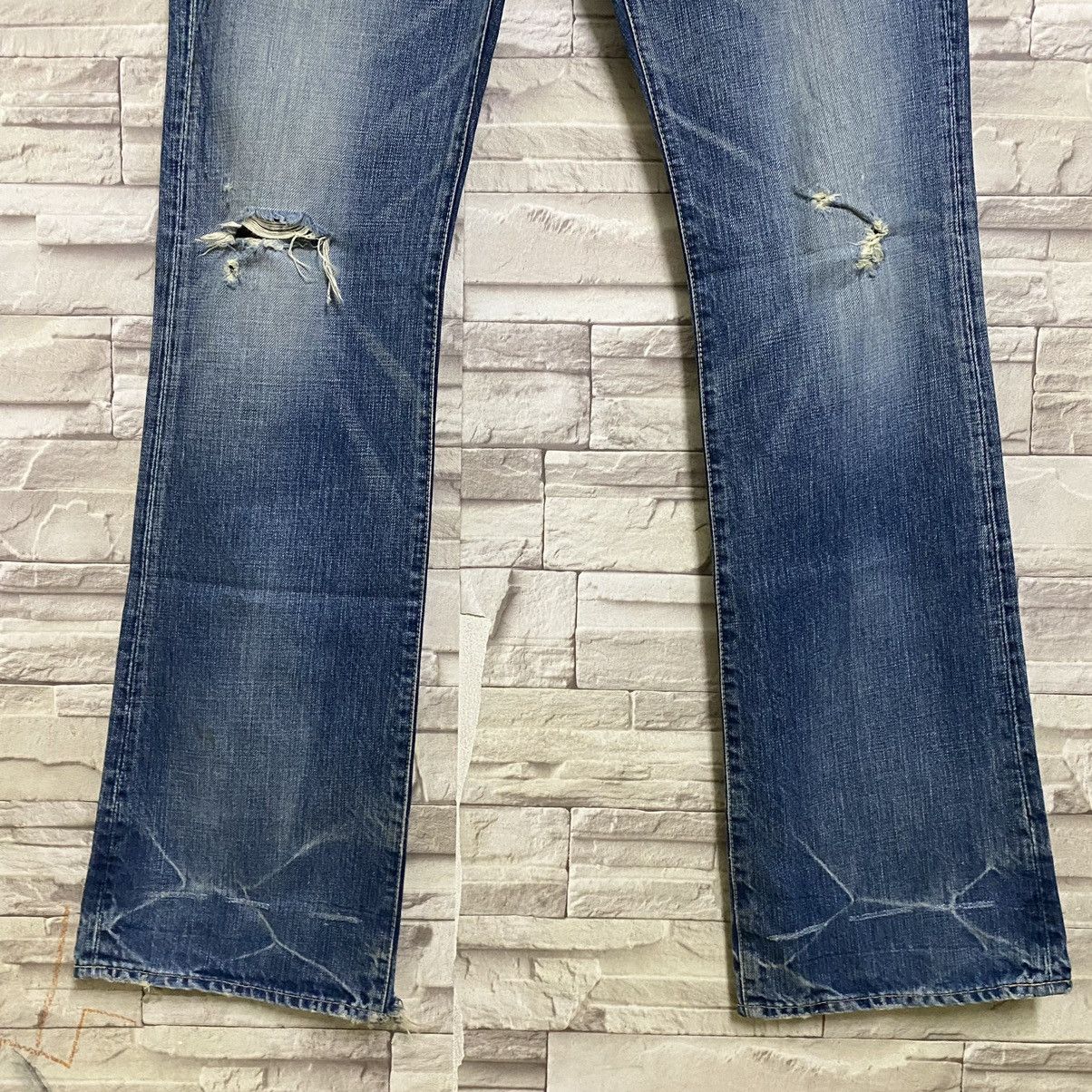 Hysteric Glamour Hysteric Glamour Distressed Denim Flares Jeans 32x31 Size US 32 / EU 48 - 9 Thumbnail