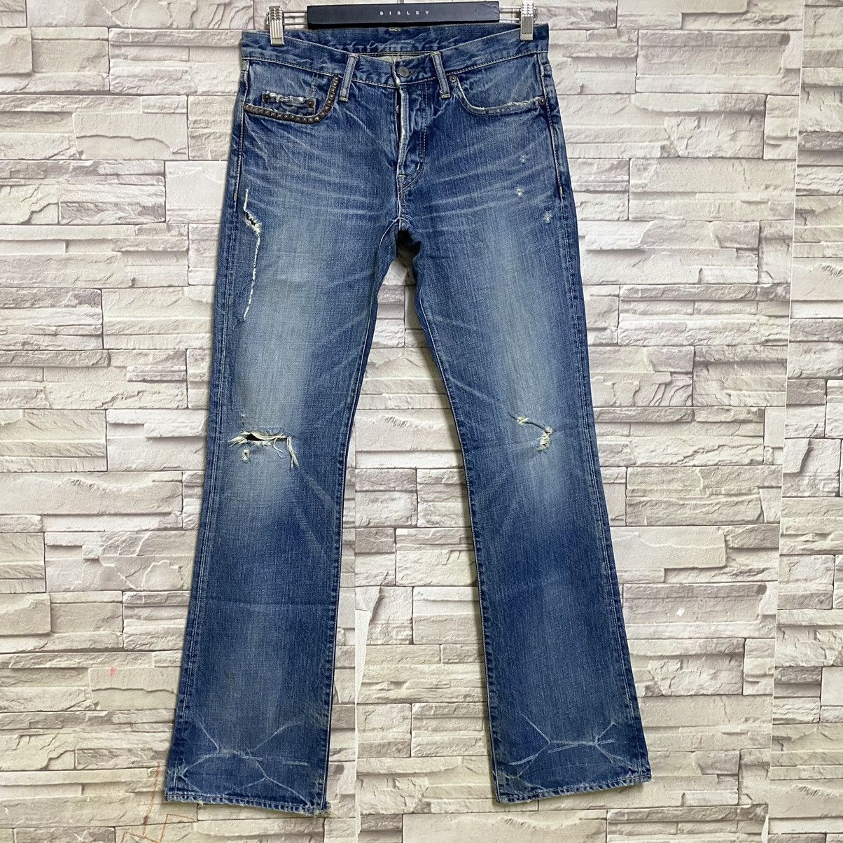 Hysteric Glamour Hysteric Glamour Distressed Denim Flares Jeans 32x31 Size US 32 / EU 48 - 3 Thumbnail