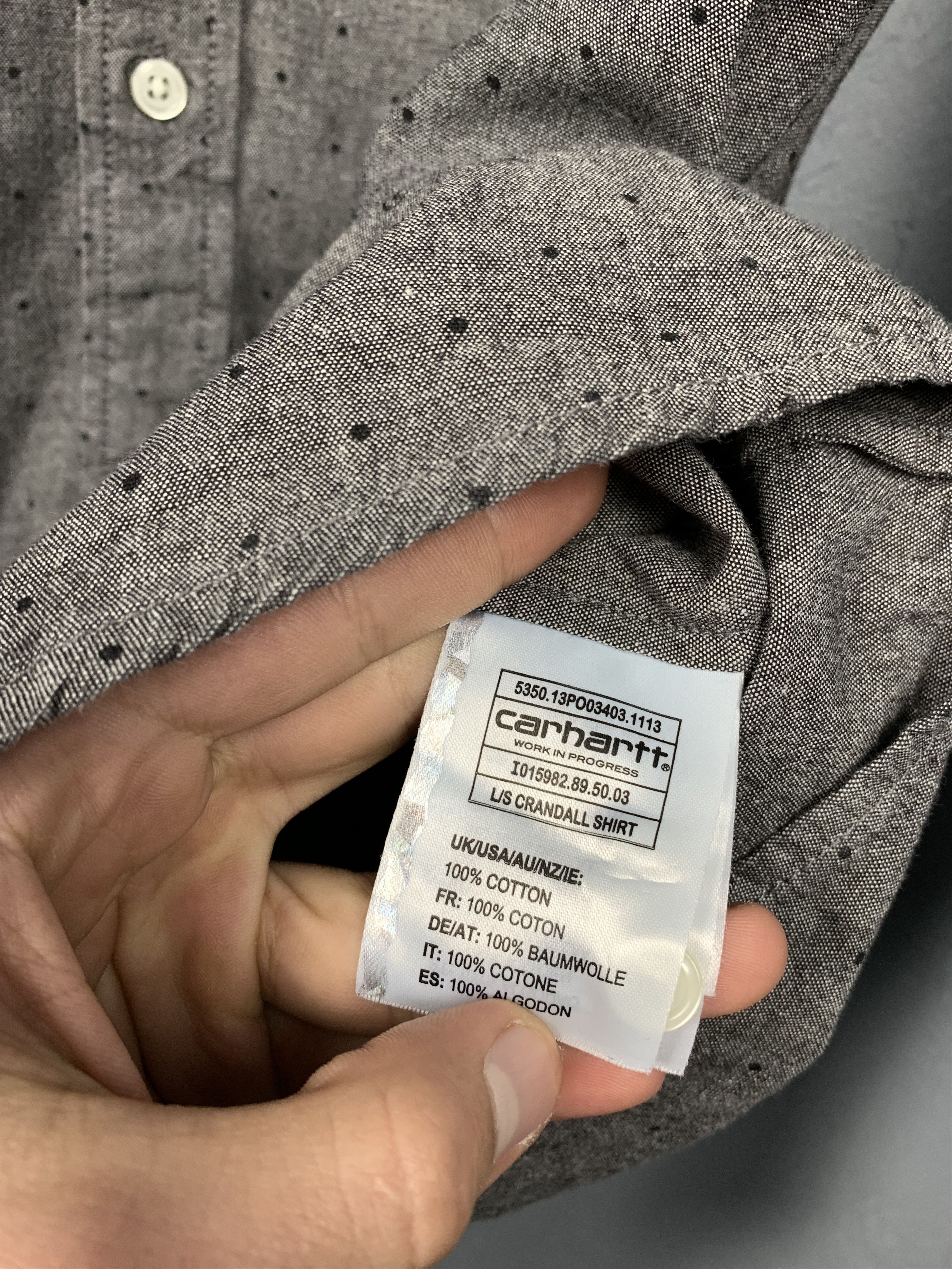 Carhartt × Carhartt Wip × Vintage Carhartt Mens Long Sleeve Shirt Size M Size US M / EU 48-50 / 2 - 4 Thumbnail