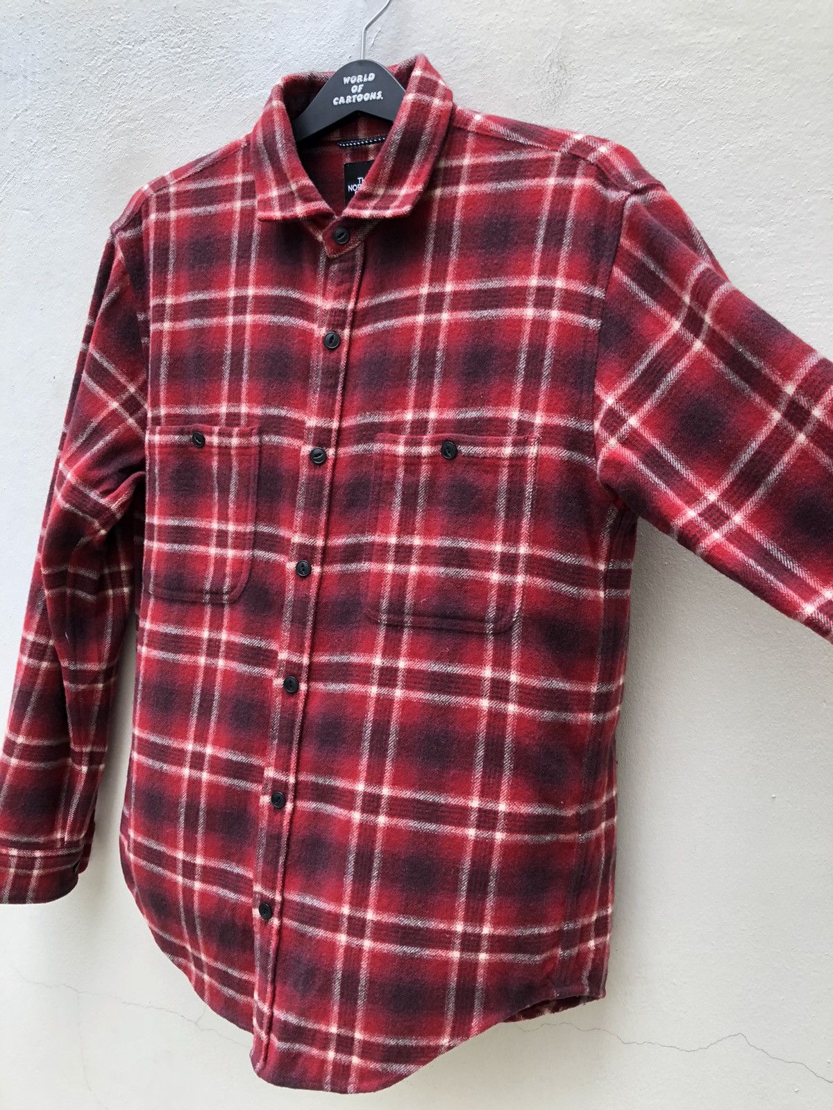 The North Face TNF Shadows Plaid Wool Flannel Shirt Size US M / EU 48-50 / 2 - 4 Thumbnail