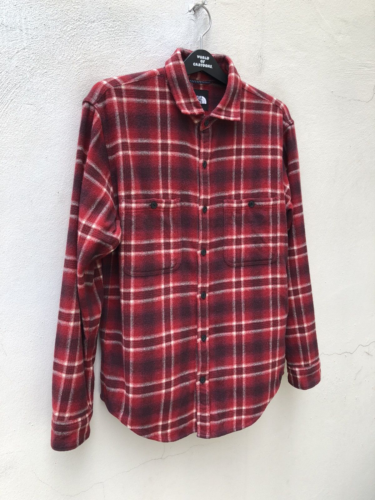 The North Face TNF Shadows Plaid Wool Flannel Shirt Size US M / EU 48-50 / 2 - 6 Thumbnail