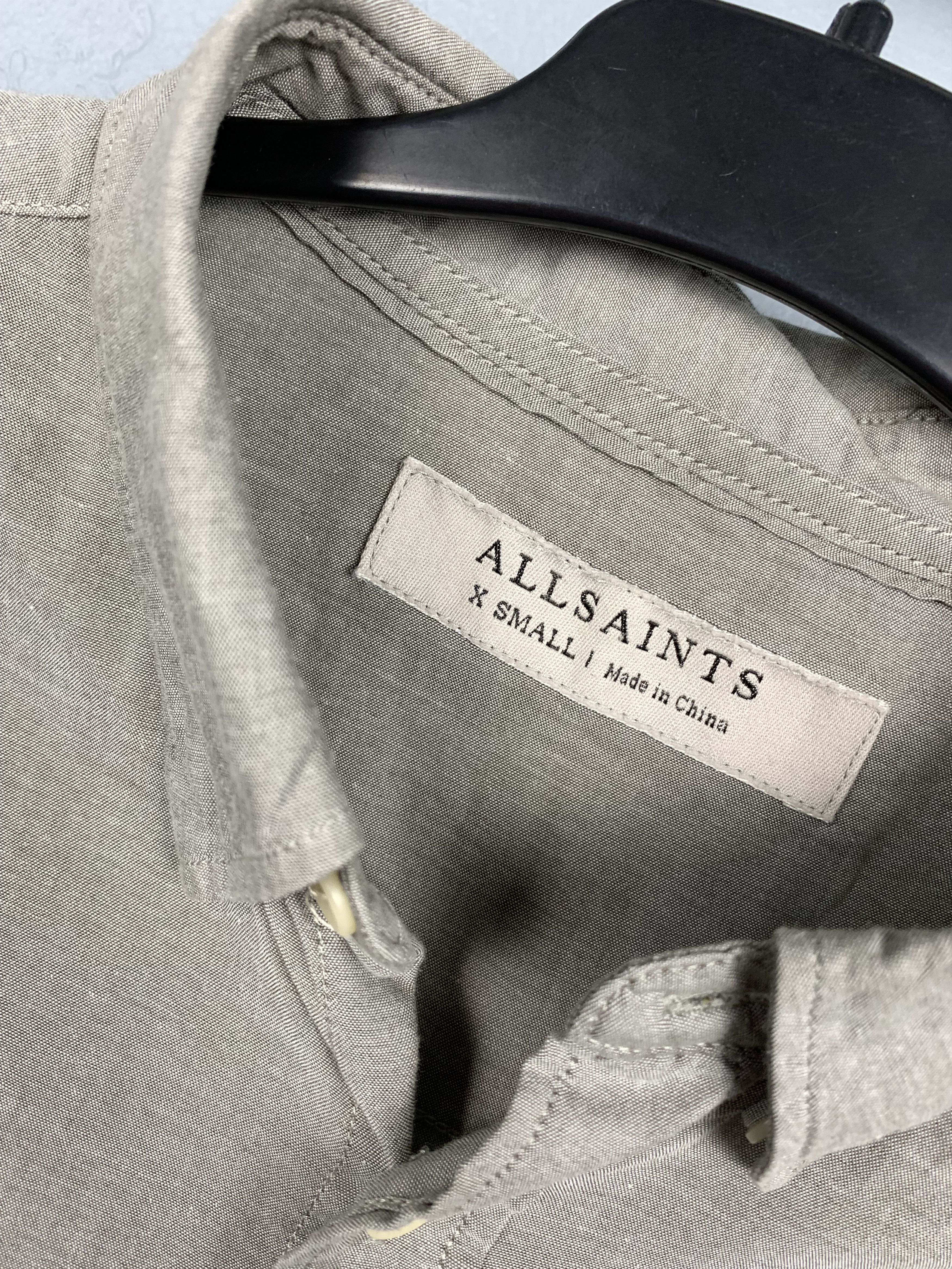 Allsaints Allsaints Mens Redondo Short Sleeve Shirt Size US S / EU 44-46 / 1 - 3 Thumbnail