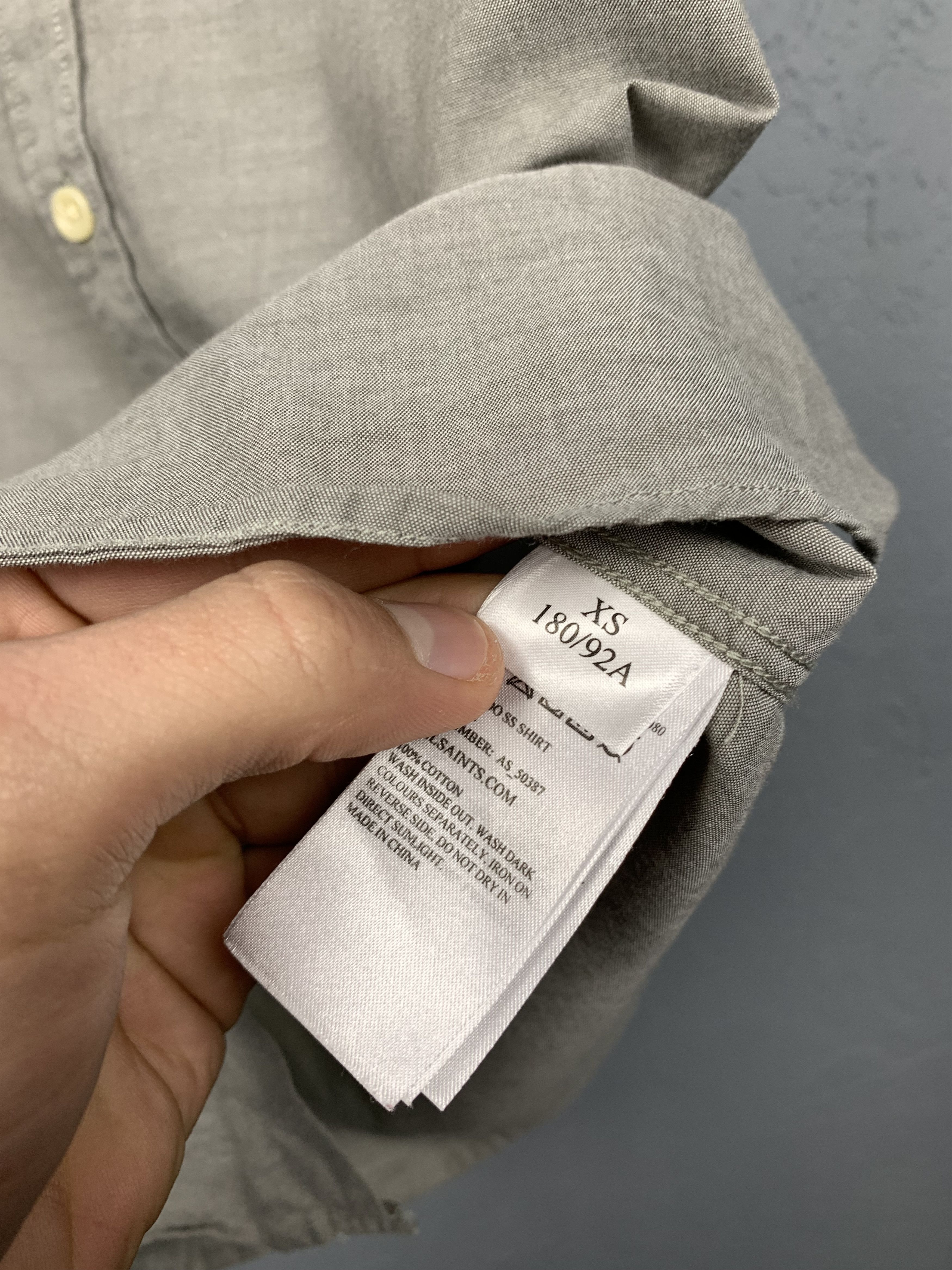 Allsaints Allsaints Mens Redondo Short Sleeve Shirt Size US S / EU 44-46 / 1 - 4 Thumbnail