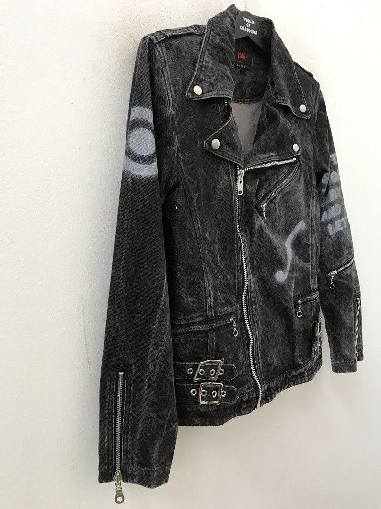 Vintage Vintage RUPERT EDGE Japan Double Collar Painter Denim Jacket Size US M / EU 48-50 / 2 - 8 Thumbnail