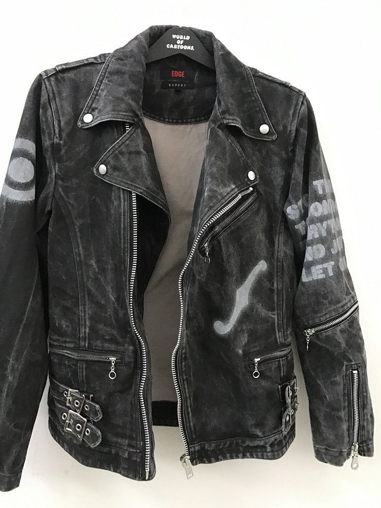 Vintage Vintage RUPERT EDGE Japan Double Collar Painter Denim Jacket Size US M / EU 48-50 / 2 - 13 Thumbnail