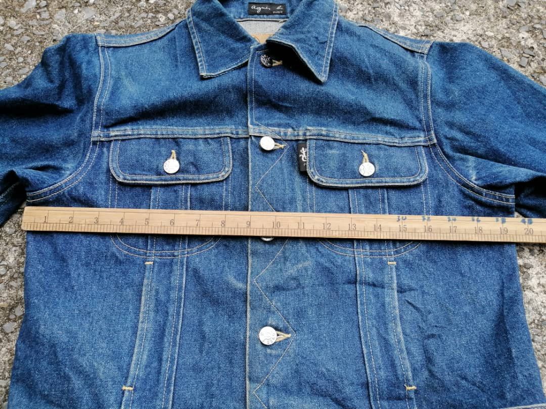Designer × agnes b. Agnes B. Crop Styles Denim Jacket Size S / US 4 / IT 40 - 3 Thumbnail