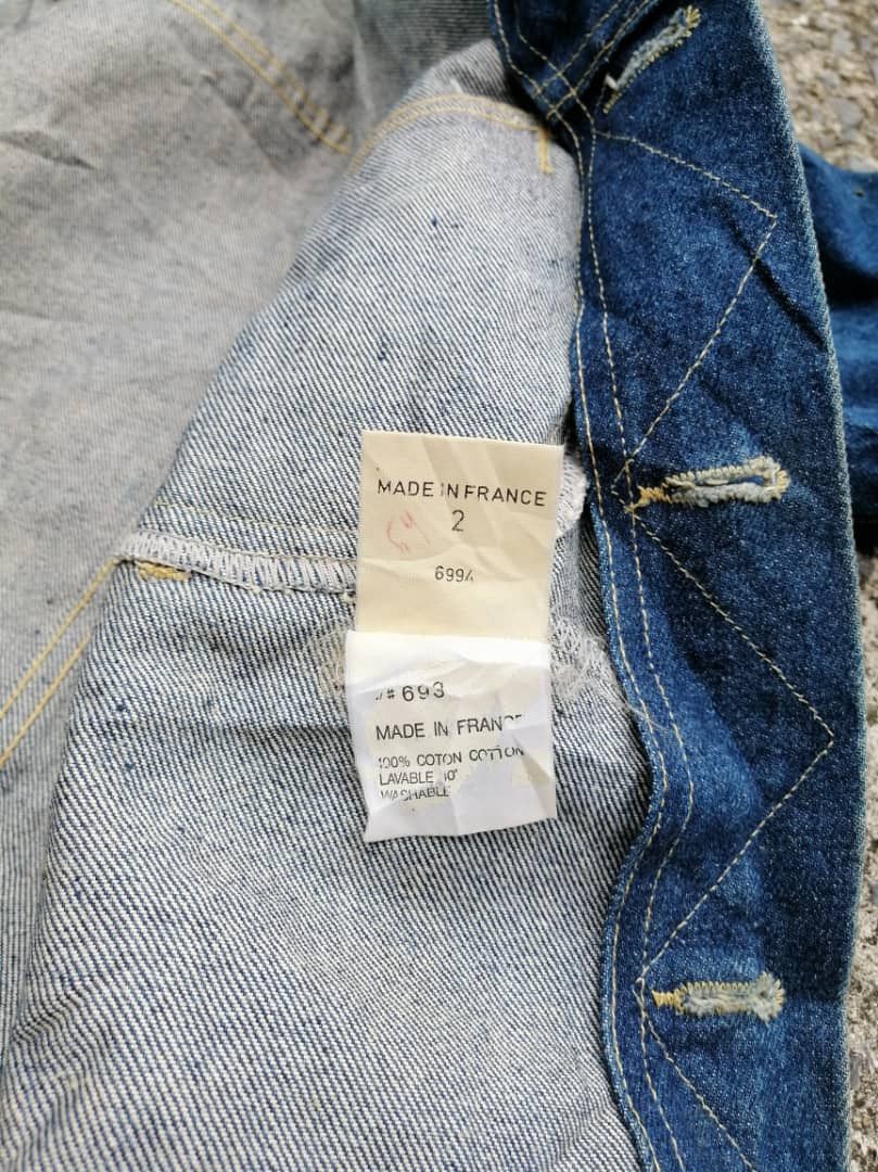 Designer × agnes b. Agnes B. Crop Styles Denim Jacket Size S / US 4 / IT 40 - 8 Thumbnail