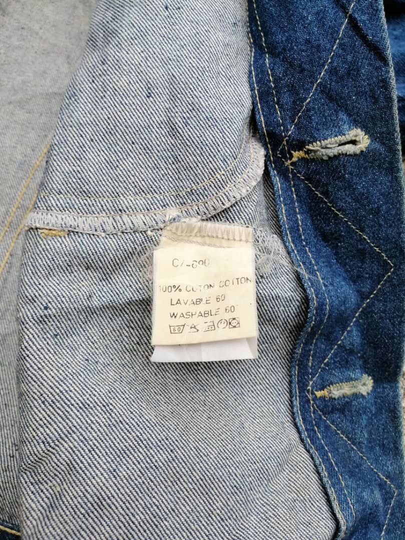 Designer × agnes b. Agnes B. Crop Styles Denim Jacket Size S / US 4 / IT 40 - 10 Thumbnail