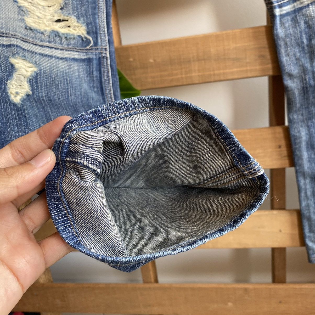 Japanese Brand Rupert Distressed Number Nine Style Size US 32 / EU 48 - 7 Thumbnail