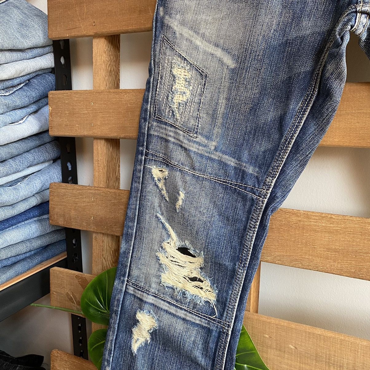Japanese Brand Rupert Distressed Number Nine Style Size US 32 / EU 48 - 5 Thumbnail