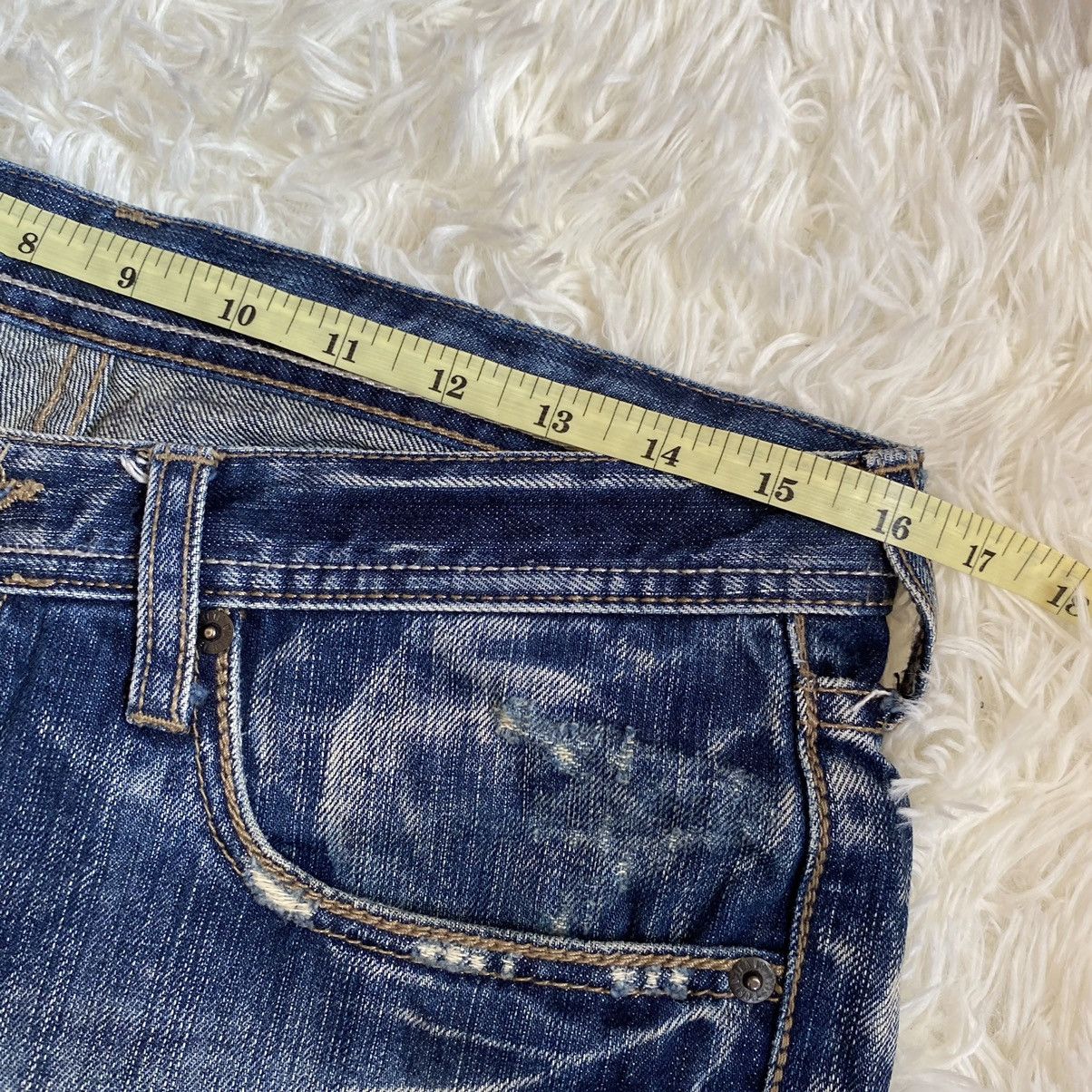 Japanese Brand Rupert Distressed Number Nine Style Size US 32 / EU 48 - 13 Thumbnail