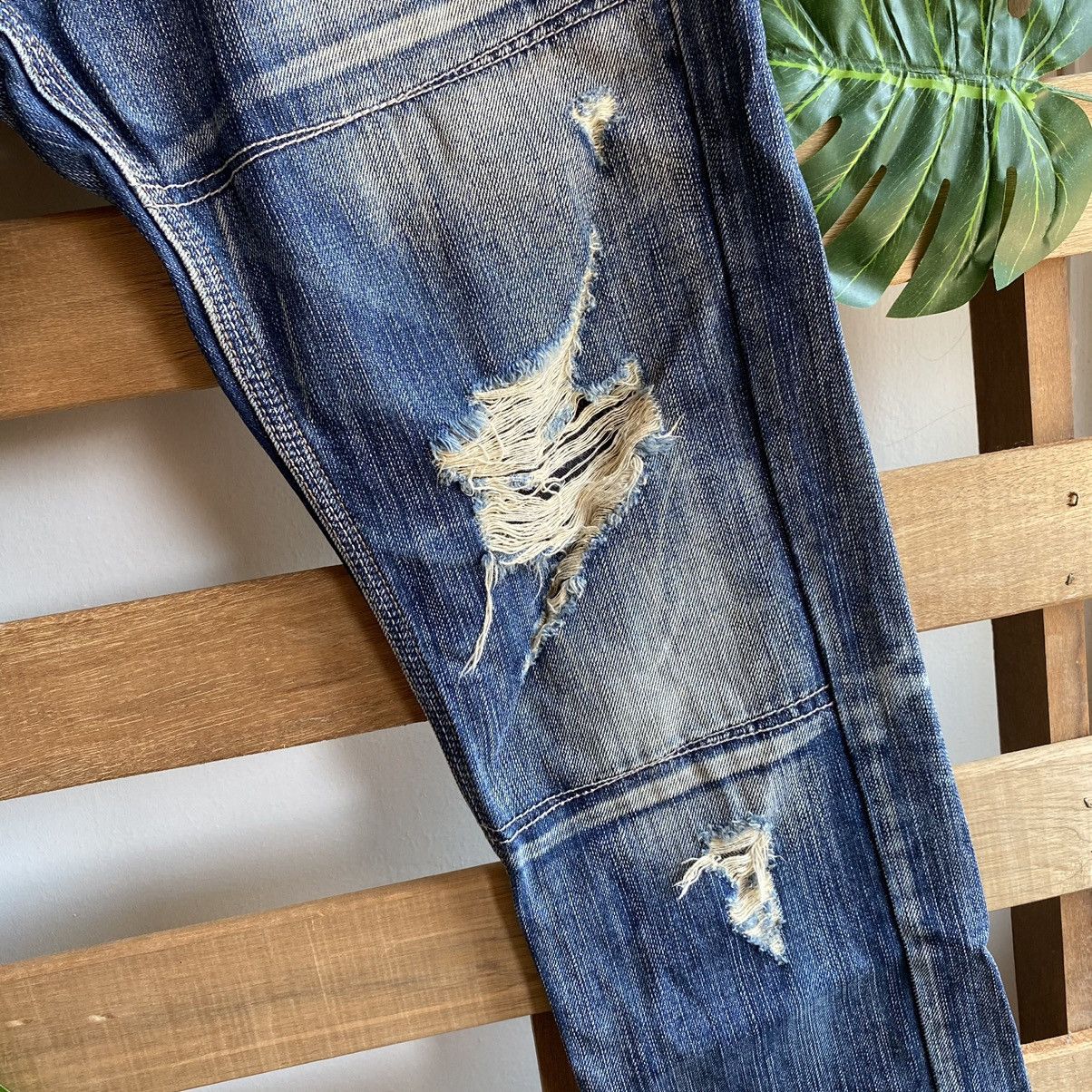Japanese Brand Rupert Distressed Number Nine Style Size US 32 / EU 48 - 4 Thumbnail