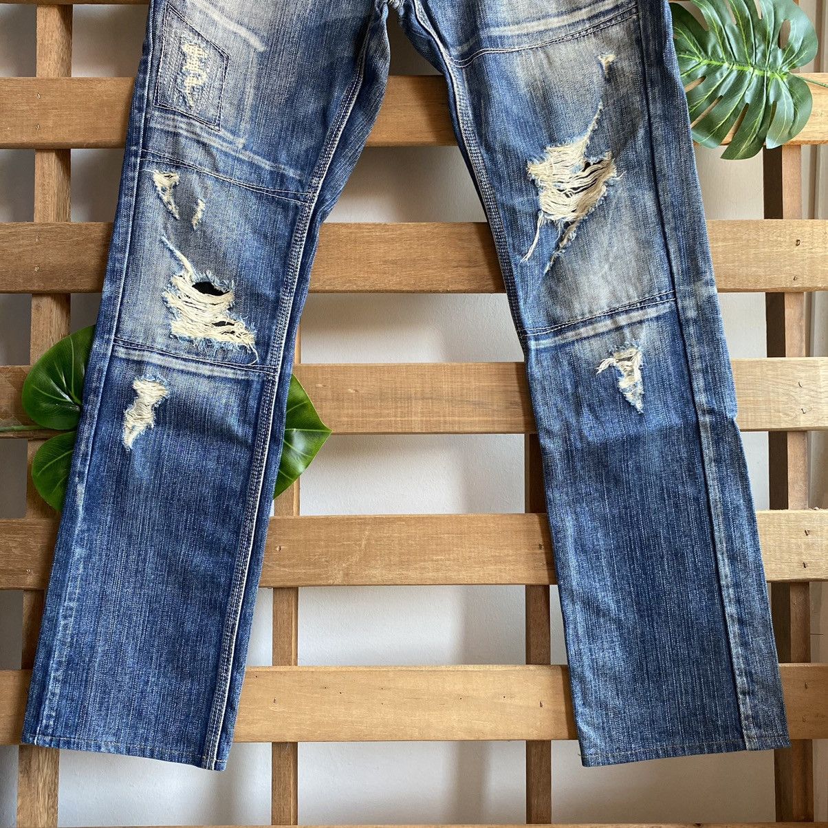 Japanese Brand Rupert Distressed Number Nine Style Size US 32 / EU 48 - 6 Thumbnail