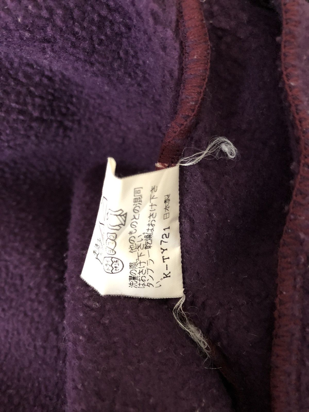 The North Face Vintage 90s The North Face Purple Fleece Sweater Zipper Size US L / EU 52-54 / 3 - 12 Thumbnail