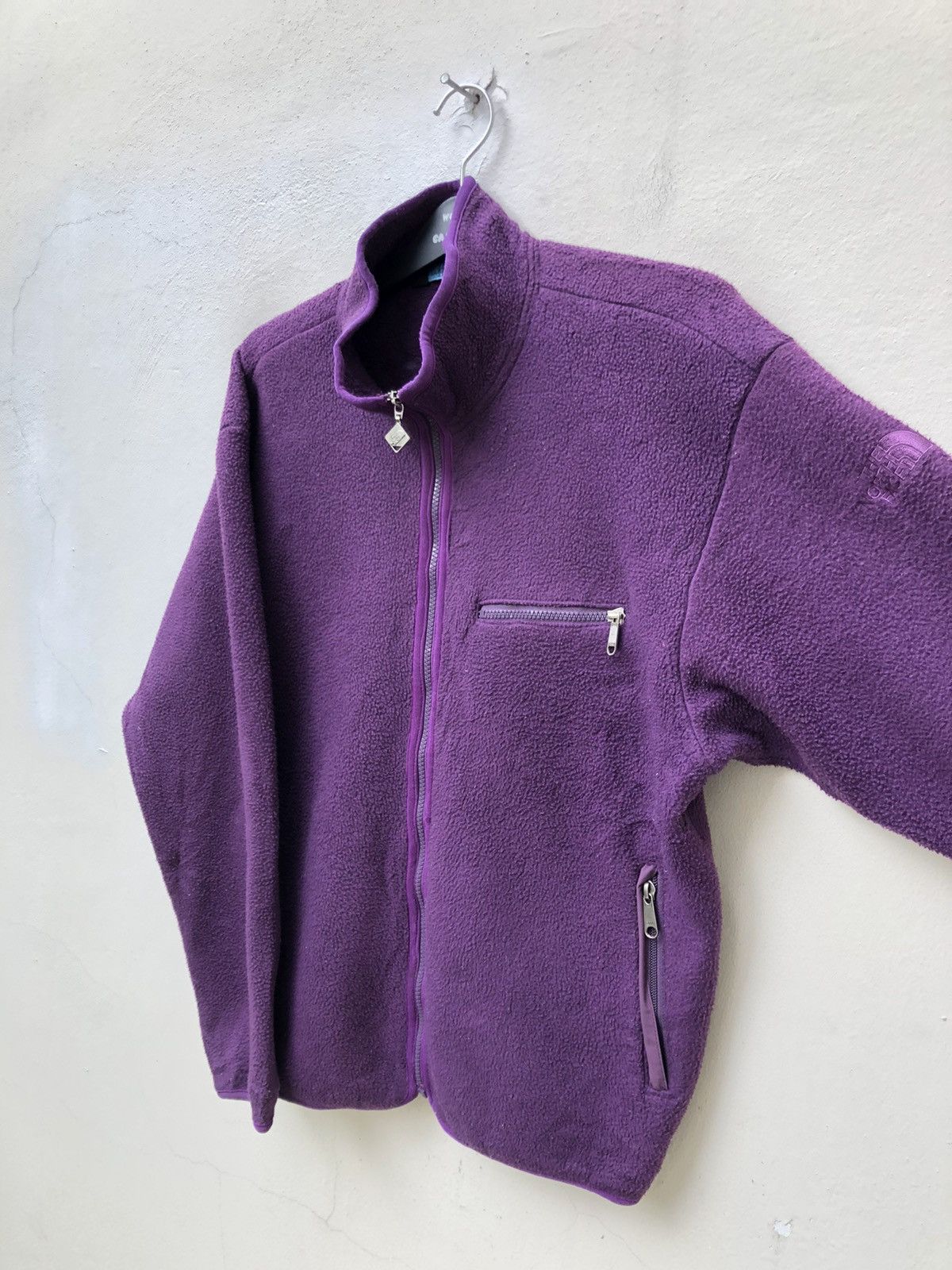 The North Face Vintage 90s The North Face Purple Fleece Sweater Zipper Size US L / EU 52-54 / 3 - 4 Thumbnail