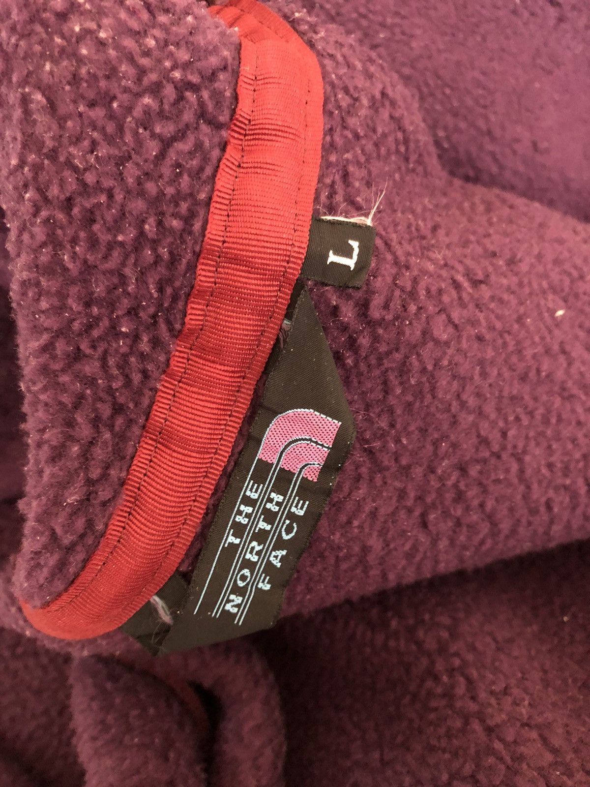 The North Face Vintage 90s The North Face Purple Fleece Sweater Zipper Size US L / EU 52-54 / 3 - 10 Thumbnail