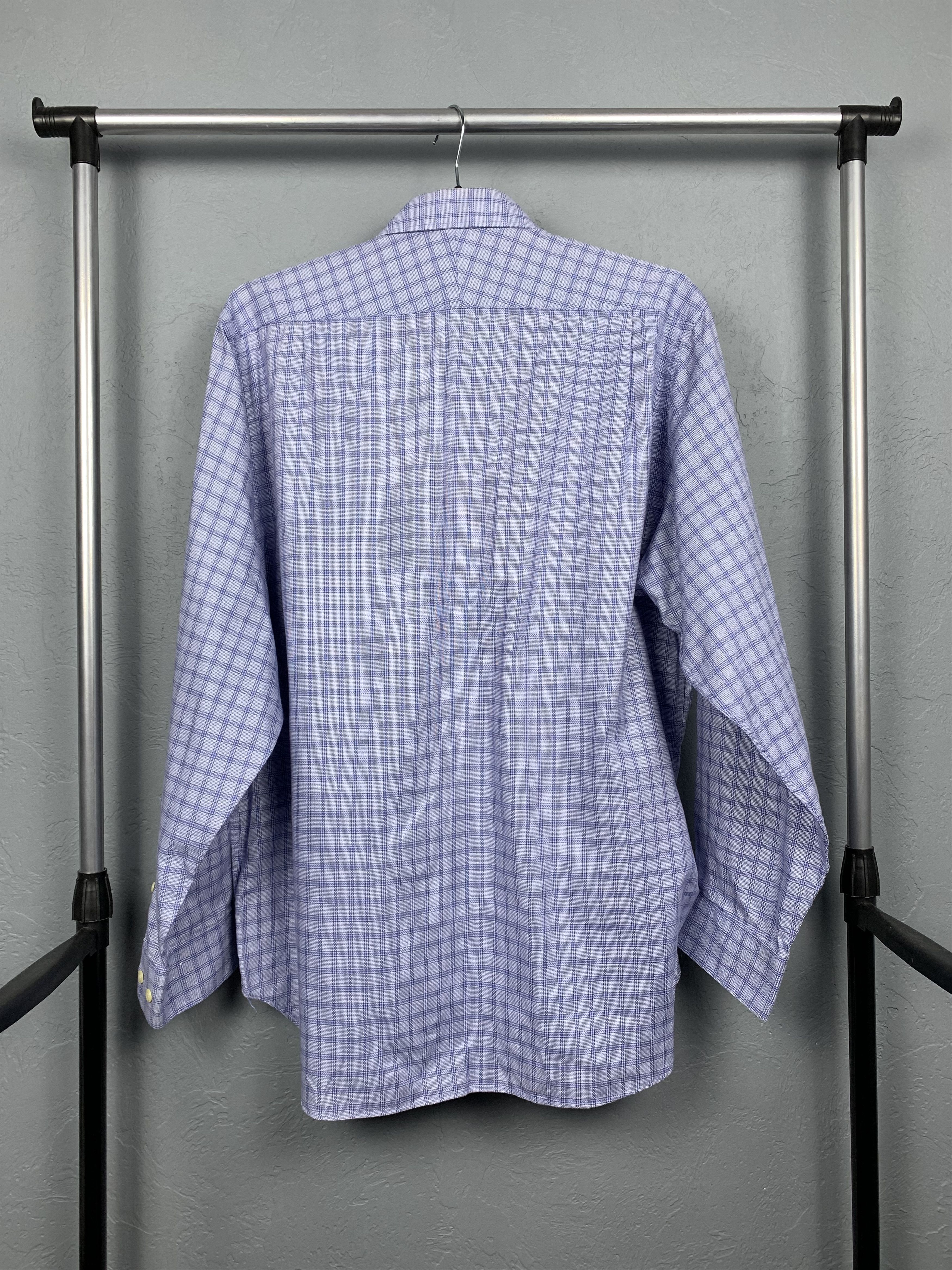 Burberry × Vintage Burberry Vintage Mens Long Sleeve Plaid Shirt Size US XL / EU 56 / 4 - 5 Thumbnail