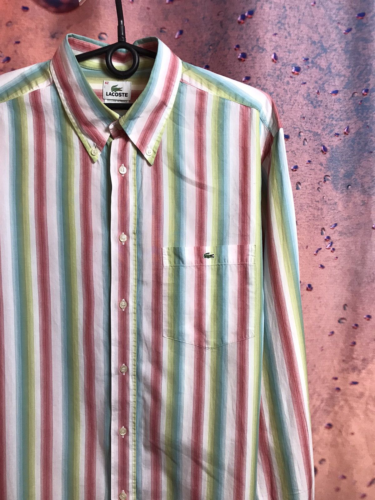 Lacoste × Vintage Lacoste vintage luxury streetwear shirt Size US L / EU 52-54 / 3 - 1 Thumbnail