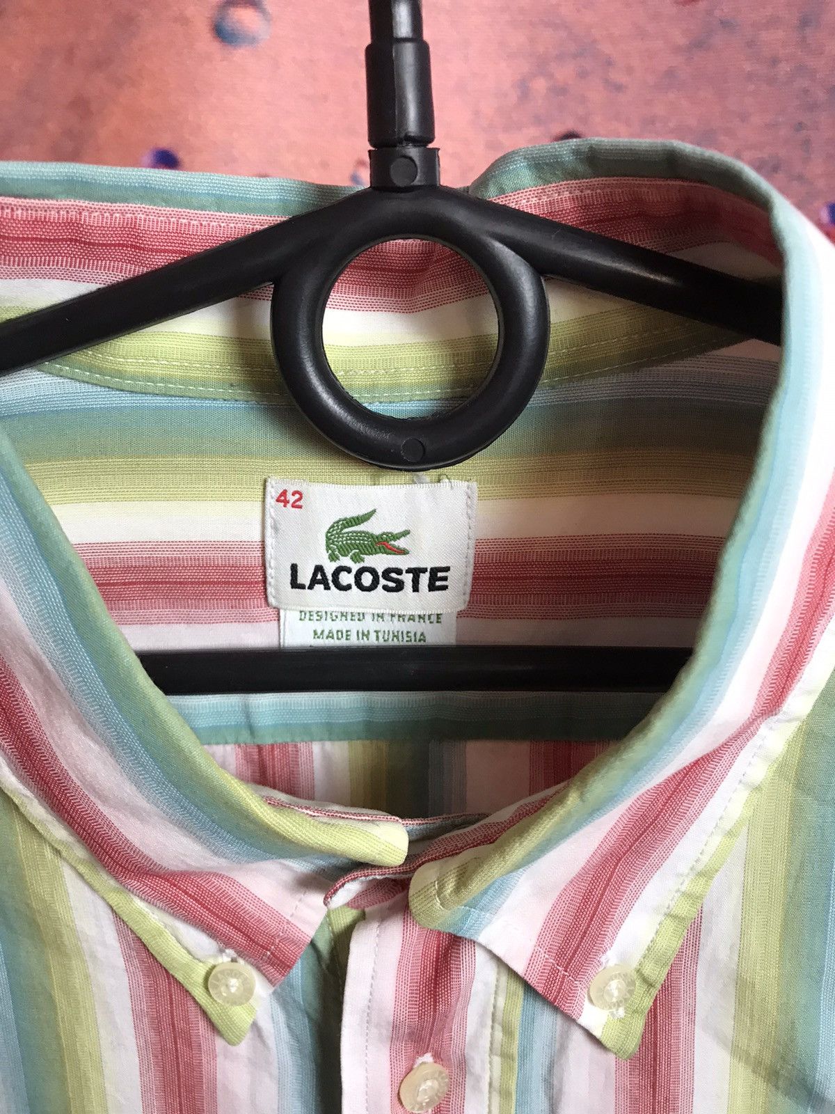 Lacoste × Vintage Lacoste vintage luxury streetwear shirt Size US L / EU 52-54 / 3 - 3 Thumbnail