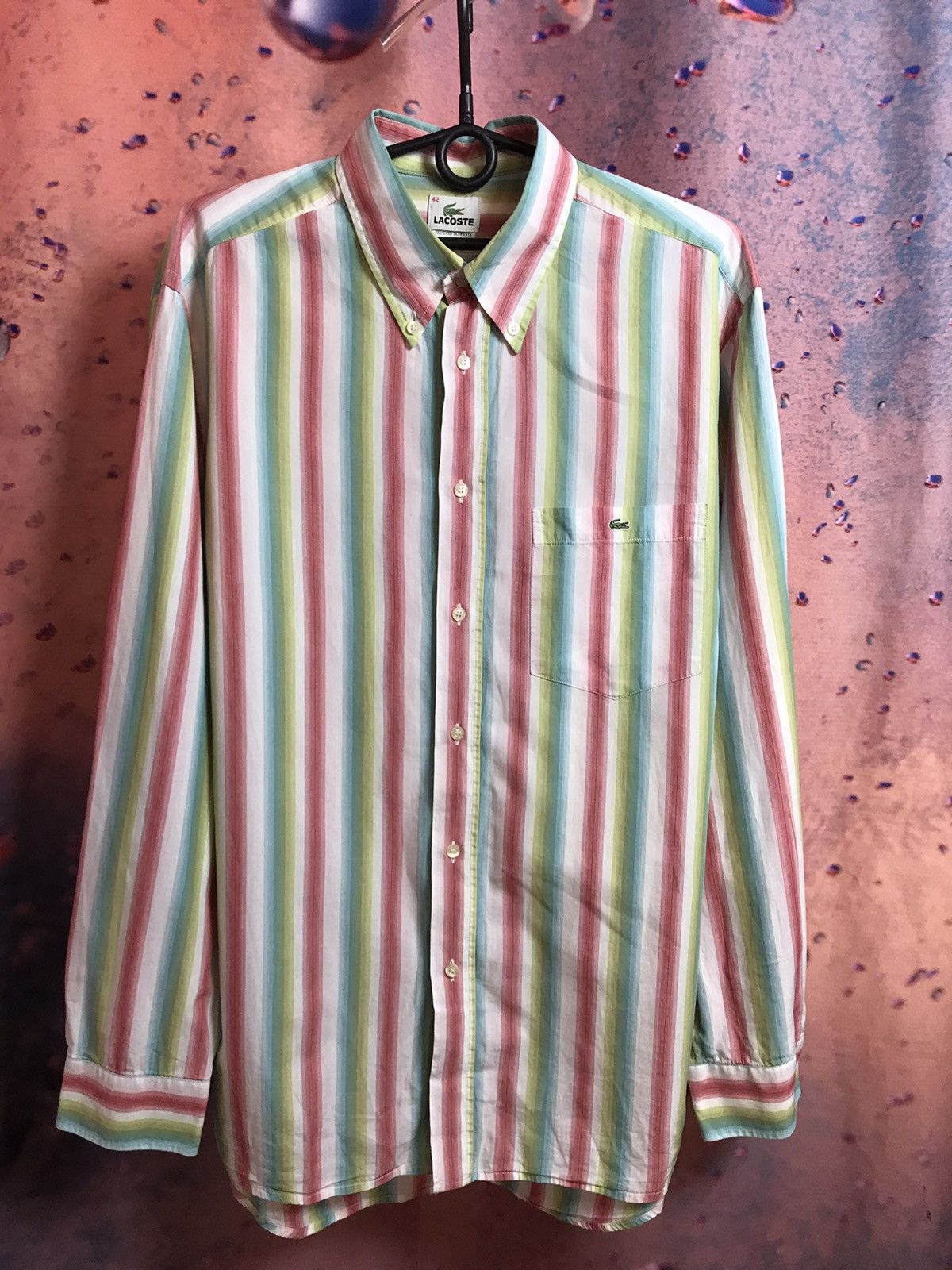 Lacoste × Vintage Lacoste vintage luxury streetwear shirt Size US L / EU 52-54 / 3 - 2 Thumbnail
