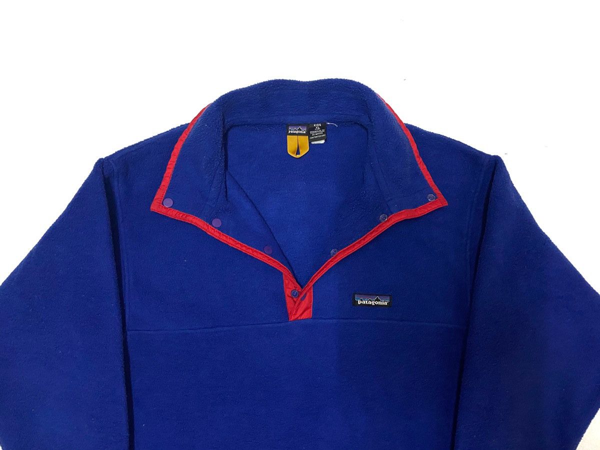 Patagonia × Vintage Vintage 90's Patagonia Fleece Pocket Snap Button Jacket Size US S / EU 44-46 / 1 - 3 Thumbnail