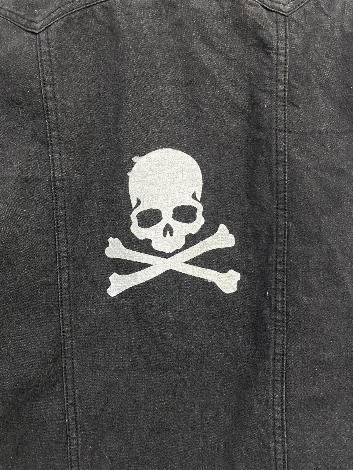 Japanese Brand × United Arrows United Arrow Trucker Jacket Skull Design Double Pocket Size US M / EU 48-50 / 2 - 5 Thumbnail