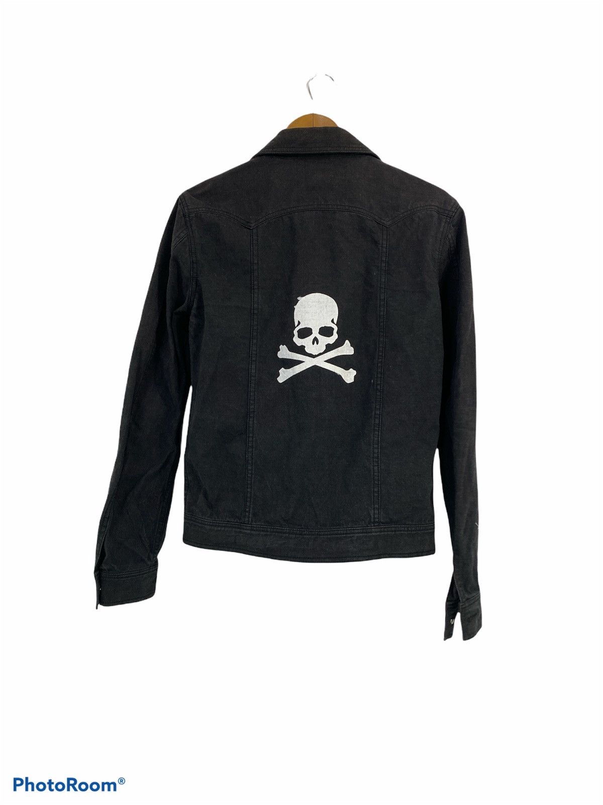 United Arrow Trucker Jacket Skull Design Double Pocket
