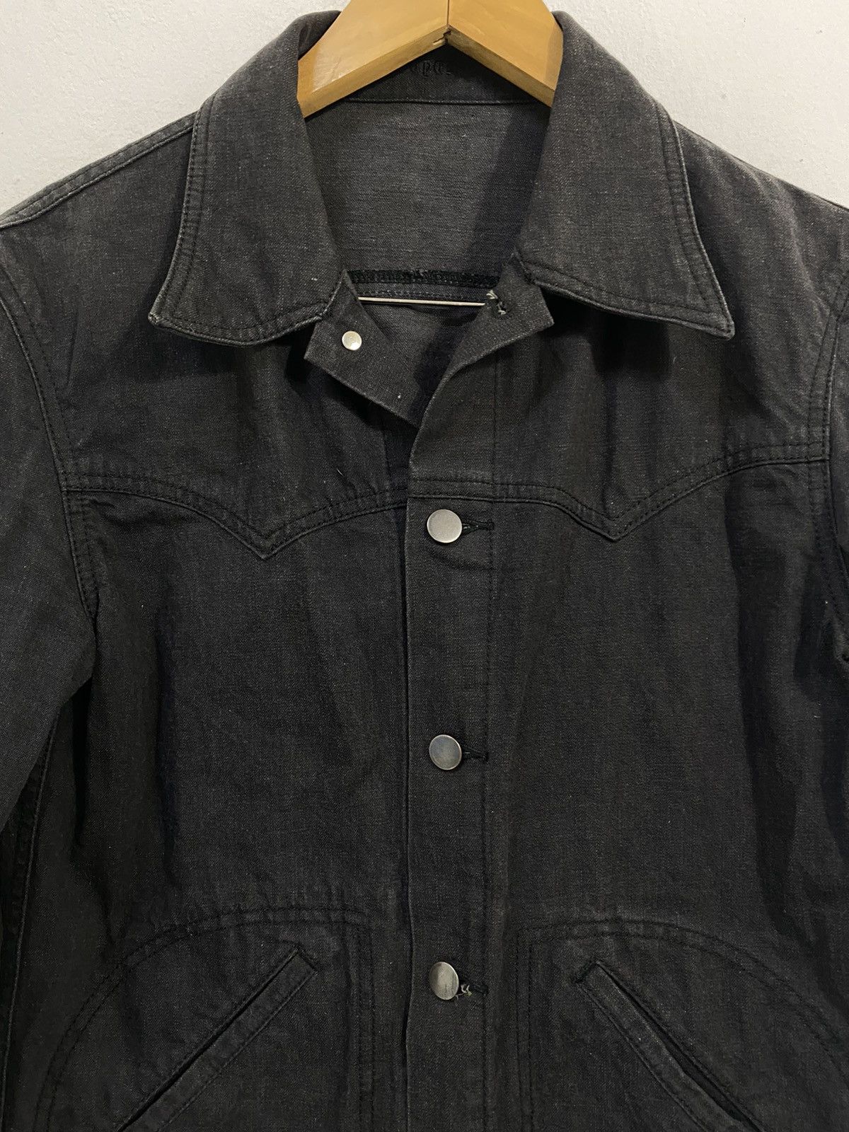 Japanese Brand × United Arrows United Arrow Trucker Jacket Skull Design Double Pocket Size US M / EU 48-50 / 2 - 4 Thumbnail