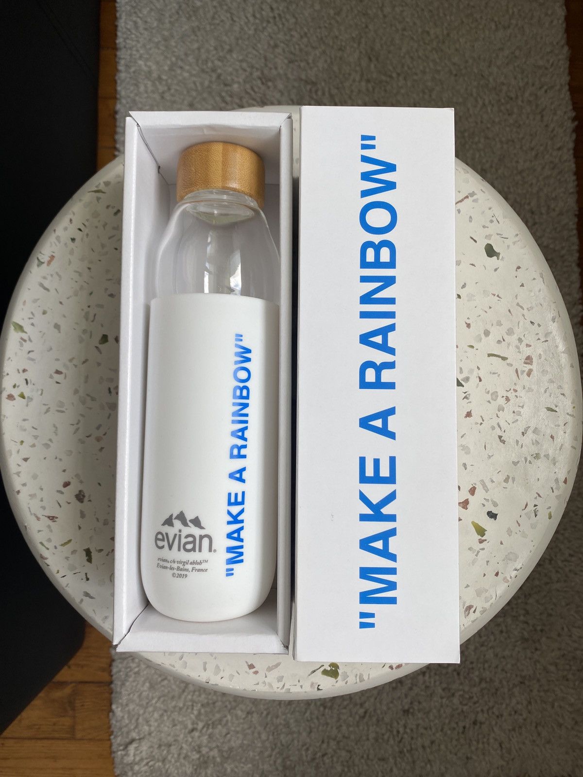 Virgil Abloh LIGHT BLUE Bottle Virgil Abloh SOMA Evian Size ONE SIZE - 3 Thumbnail
