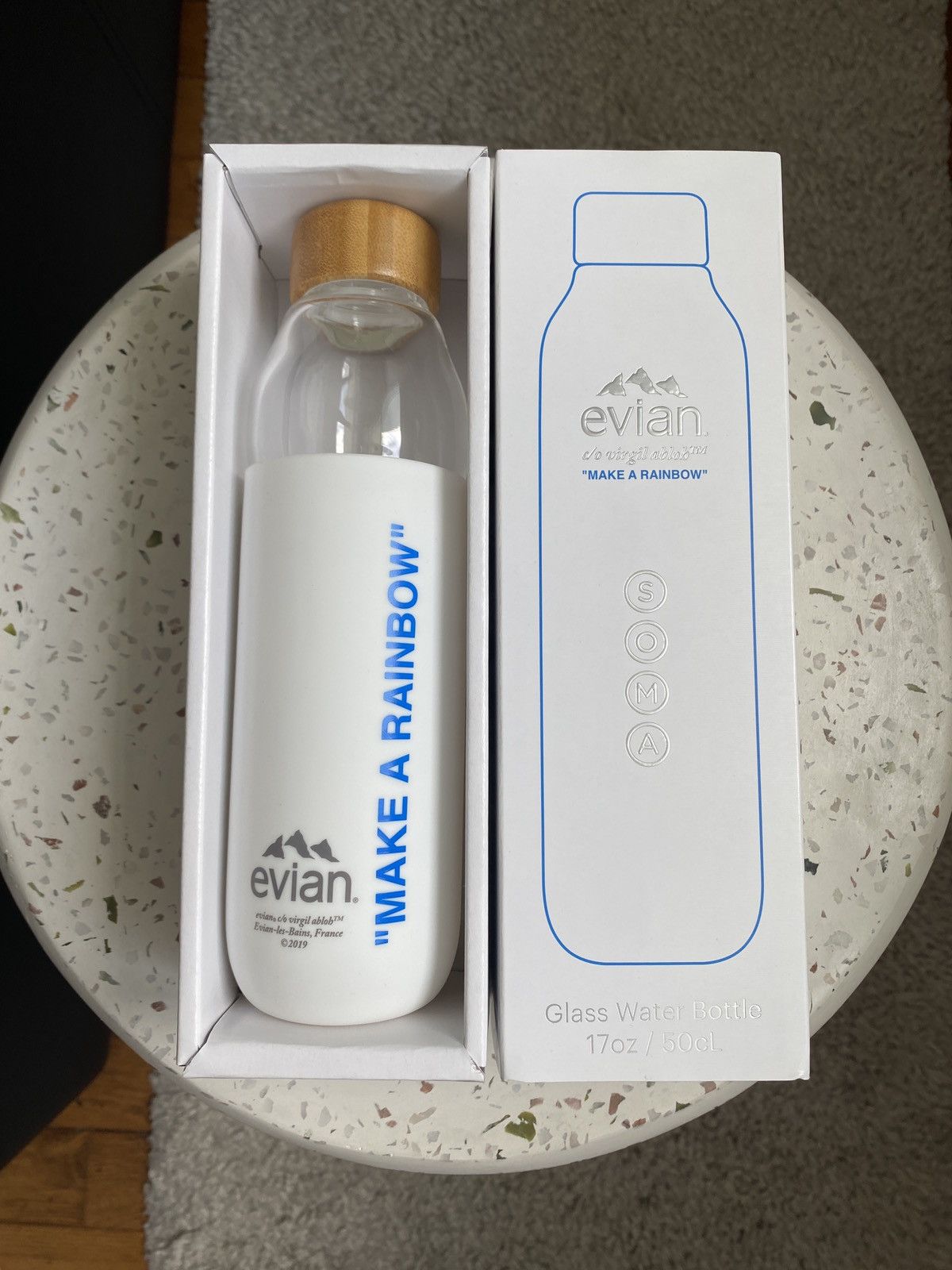 Virgil Abloh LIGHT BLUE Bottle Virgil Abloh SOMA Evian Size ONE SIZE - 1 Thumbnail