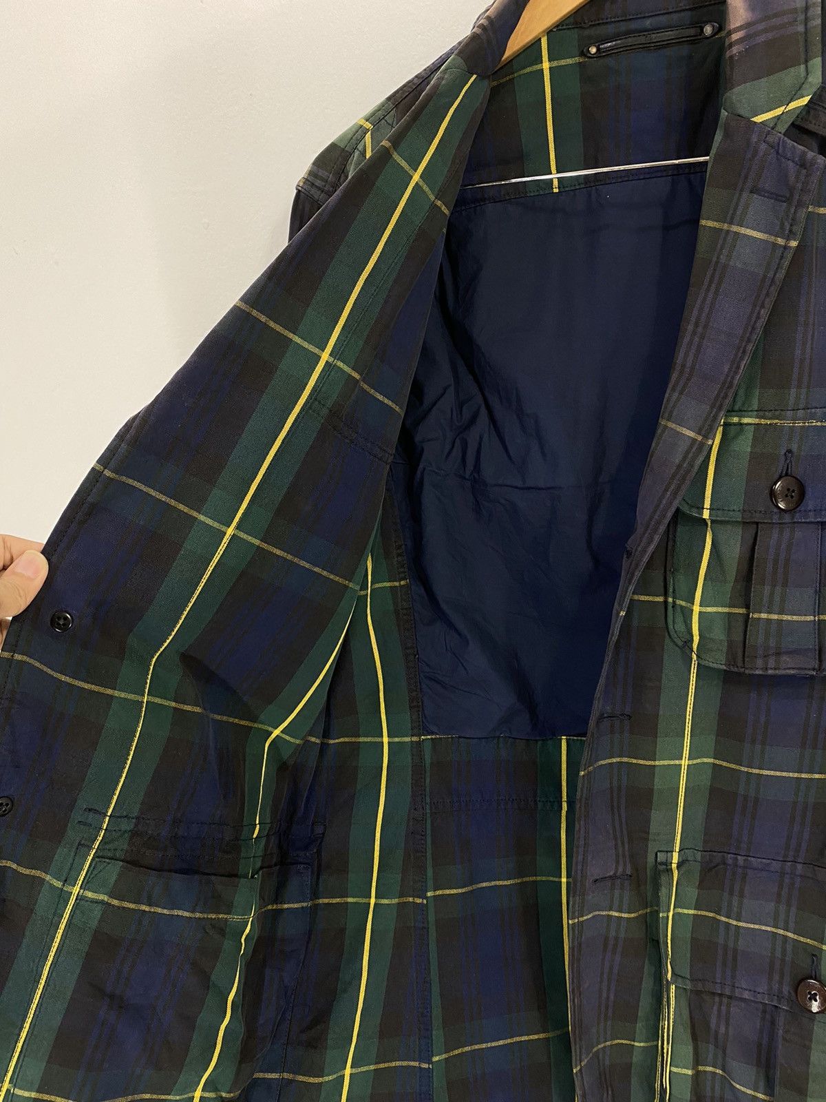 Polo Ralph Lauren Vintage Polo Ralph Lauren Tartan Jacket 3 Pocket Design Size US L / EU 52-54 / 3 - 9 Thumbnail