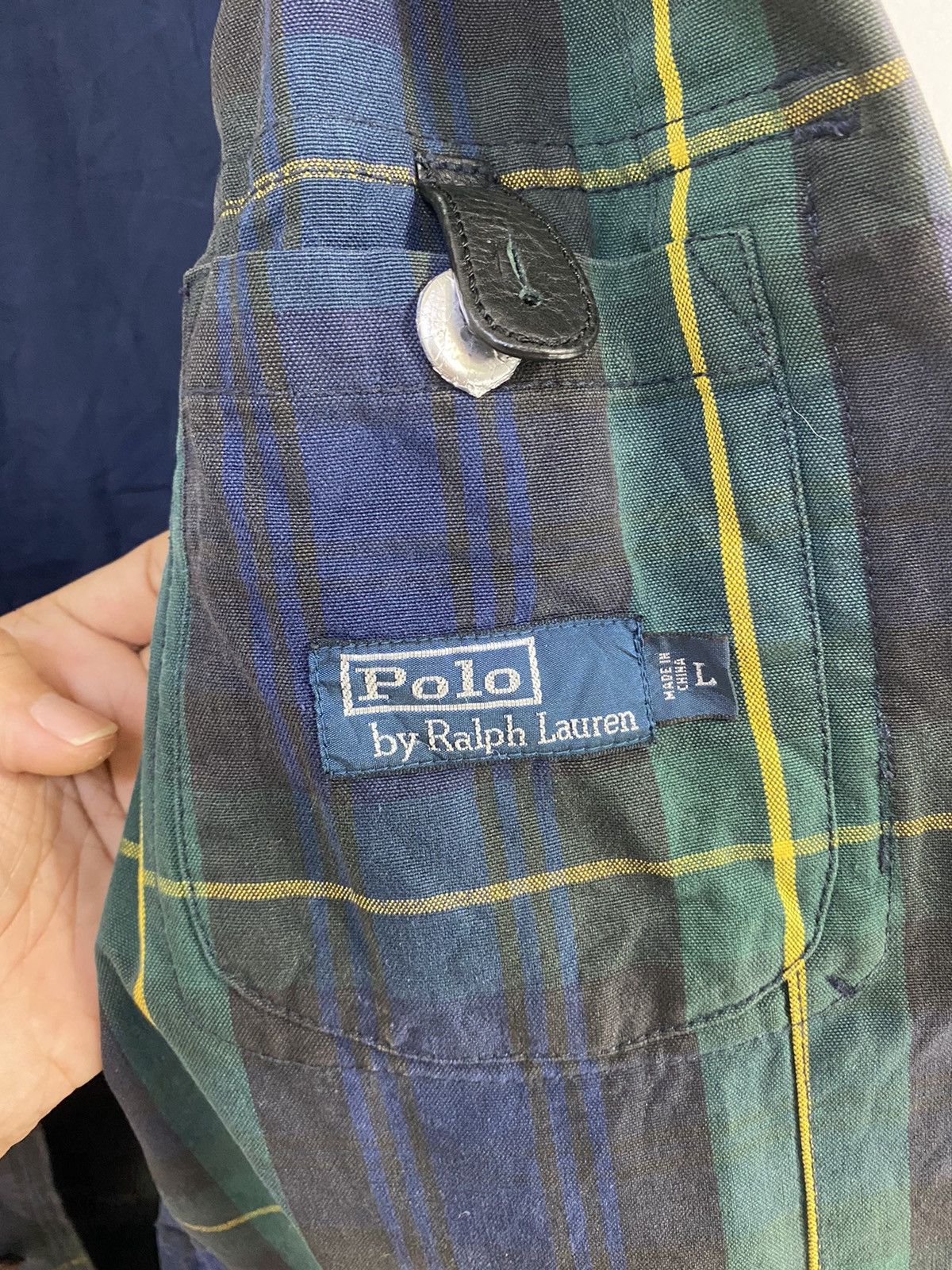 Polo Ralph Lauren Vintage Polo Ralph Lauren Tartan Jacket 3 Pocket Design Size US L / EU 52-54 / 3 - 3 Thumbnail
