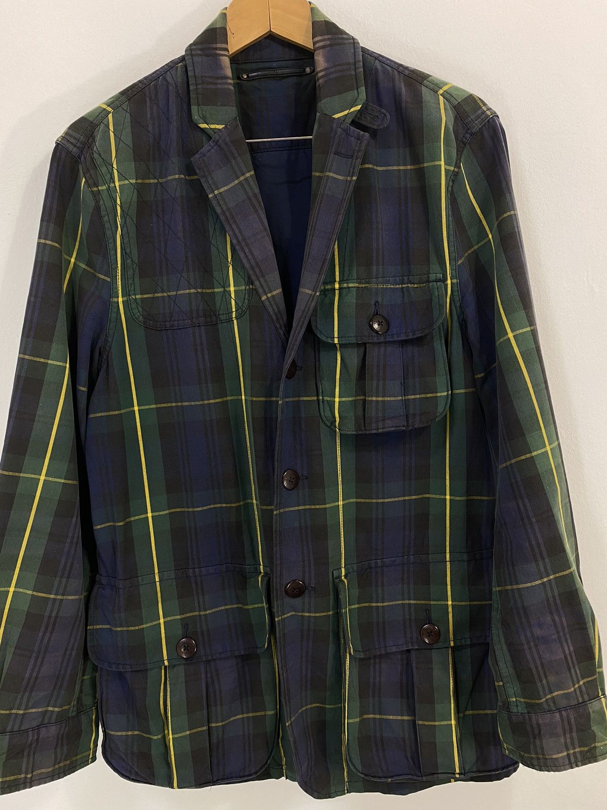 Polo Ralph Lauren Vintage Polo Ralph Lauren Tartan Jacket 3 Pocket Design Size US L / EU 52-54 / 3 - 5 Thumbnail
