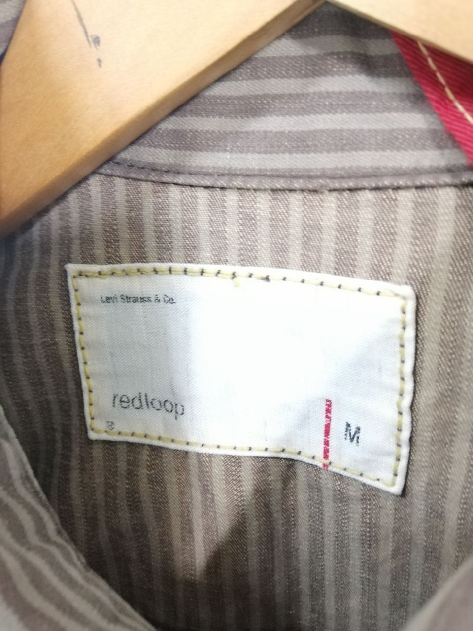 Levi's Vintage Levi’s RedLoop Stripe Trucker Jacket Design Size US M / EU 48-50 / 2 - 3 Thumbnail