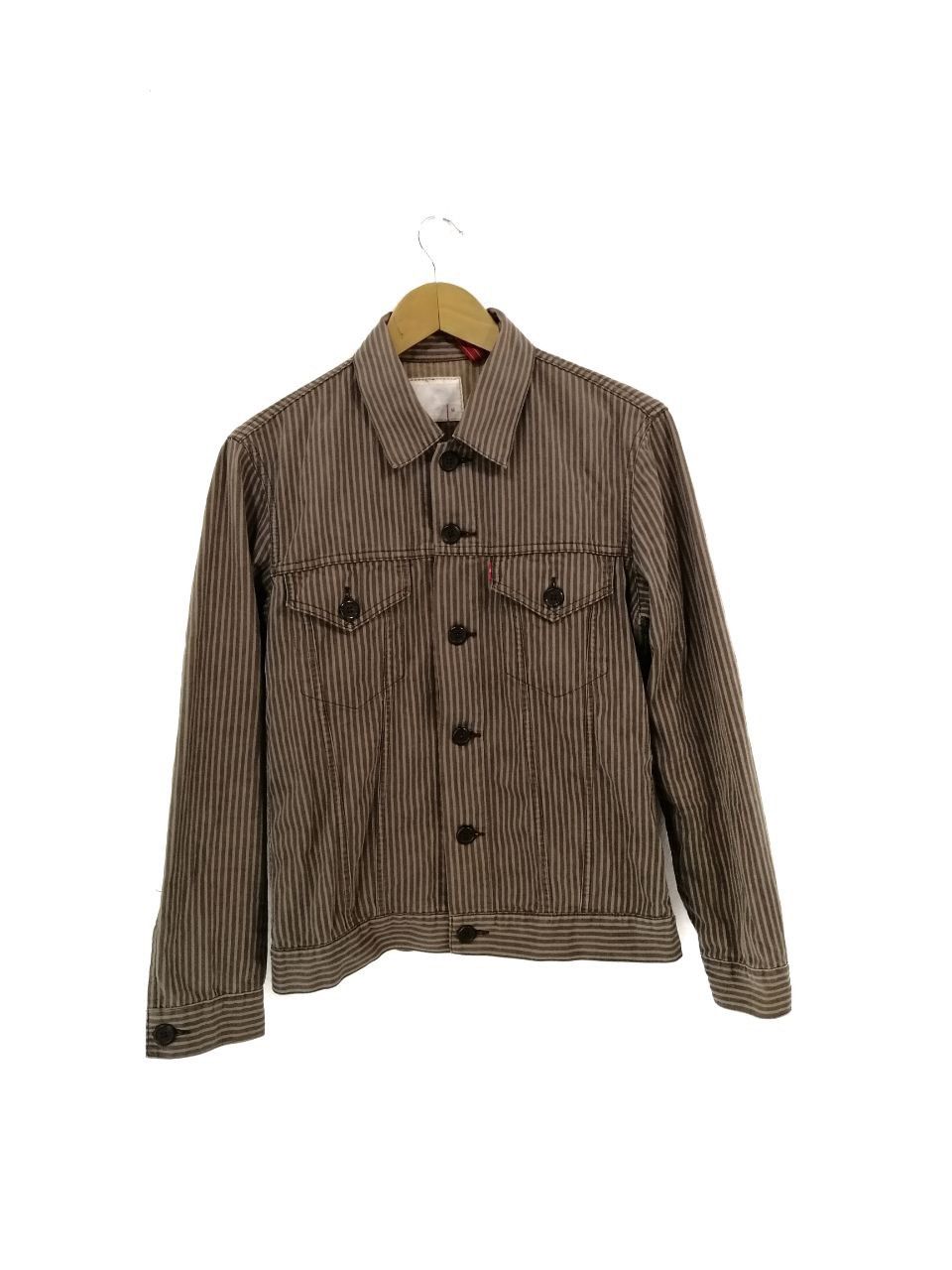 Levi's Vintage Levi’s RedLoop Stripe Trucker Jacket Design Size US M / EU 48-50 / 2 - 1 Thumbnail