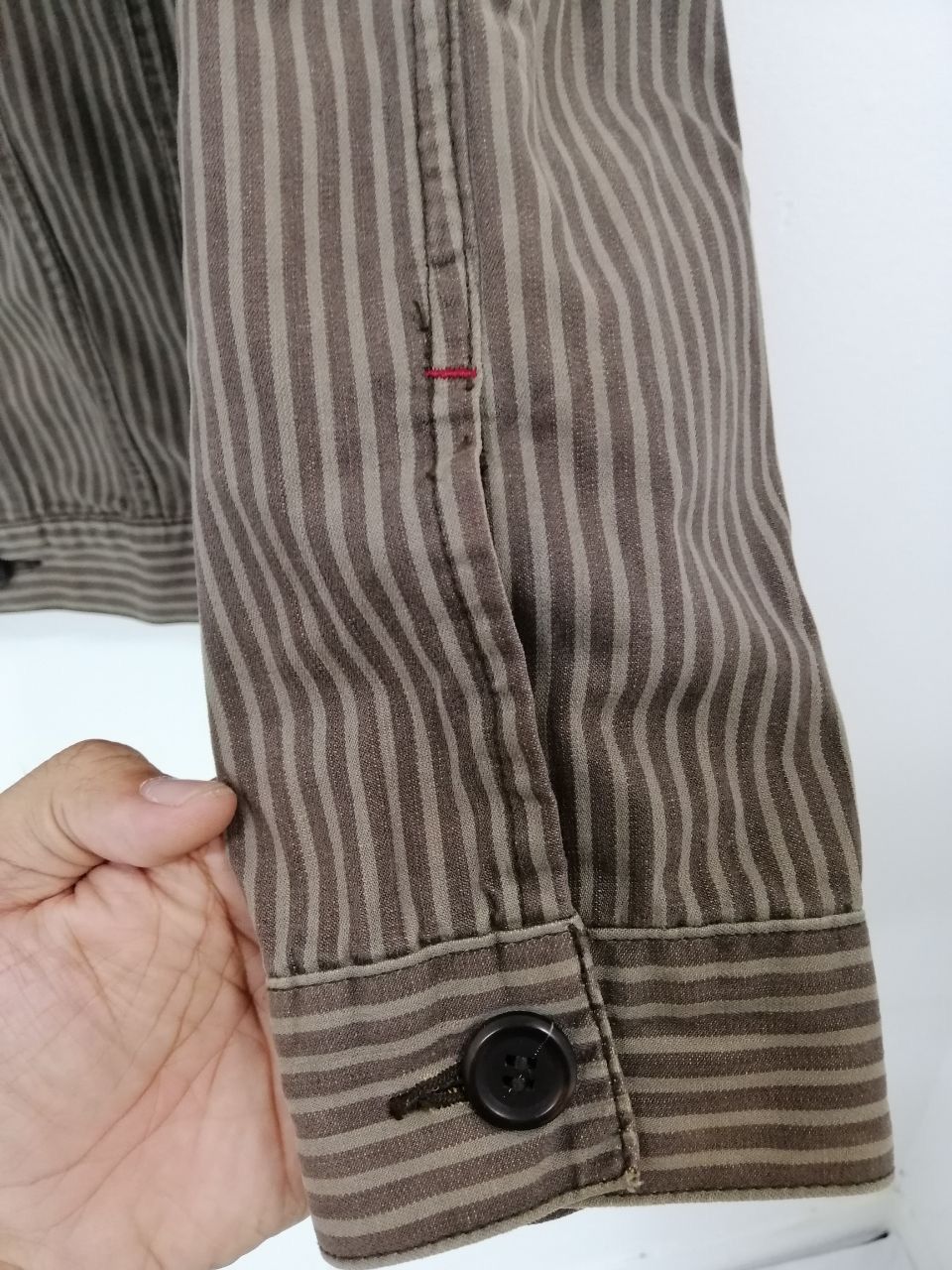 Levi's Vintage Levi’s RedLoop Stripe Trucker Jacket Design Size US M / EU 48-50 / 2 - 7 Thumbnail