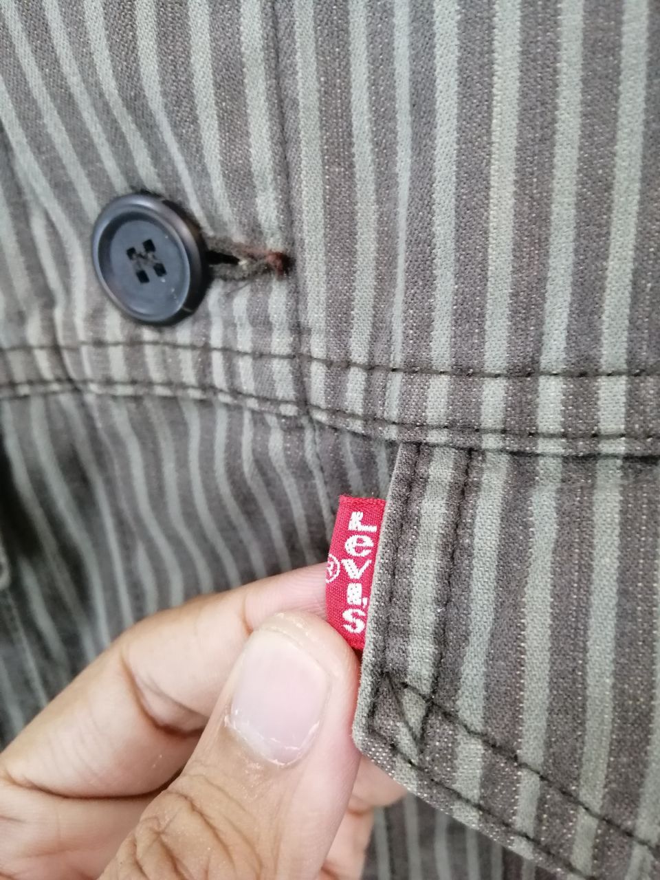 Levi's Vintage Levi’s RedLoop Stripe Trucker Jacket Design Size US M / EU 48-50 / 2 - 6 Thumbnail