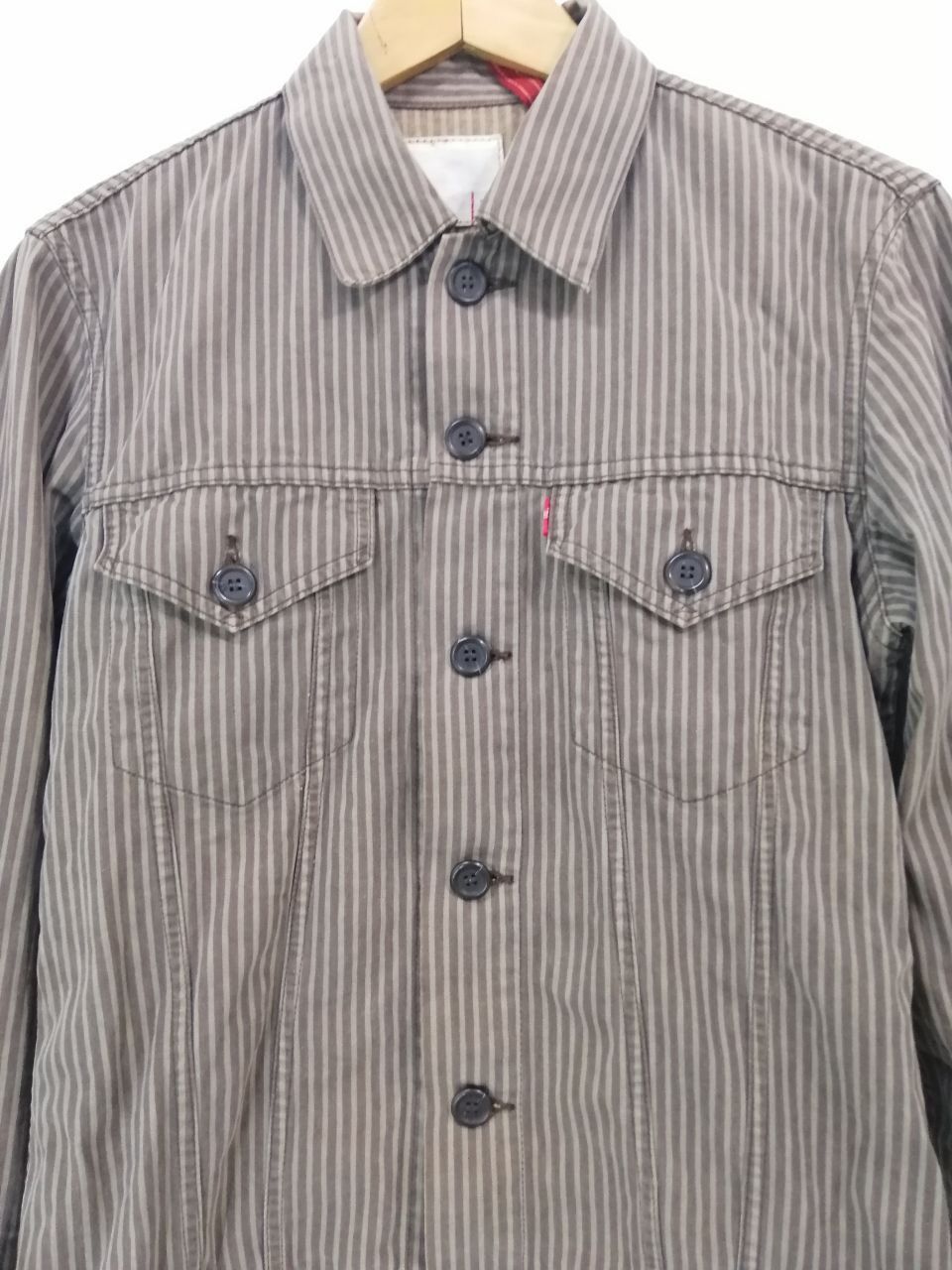 Levi's Vintage Levi’s RedLoop Stripe Trucker Jacket Design Size US M / EU 48-50 / 2 - 4 Thumbnail