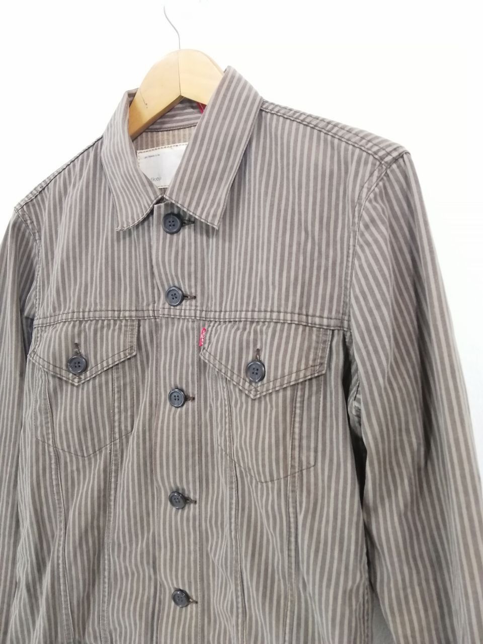 Levi's Vintage Levi’s RedLoop Stripe Trucker Jacket Design Size US M / EU 48-50 / 2 - 5 Thumbnail